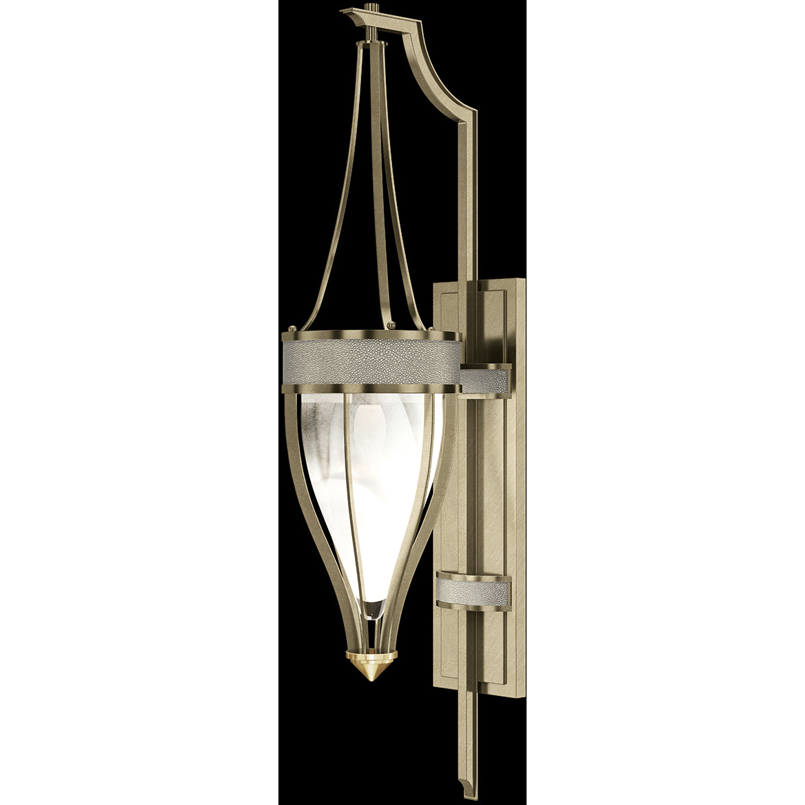 Mirage 1 Light 7.5 inch Gold Sconce Wall Light
