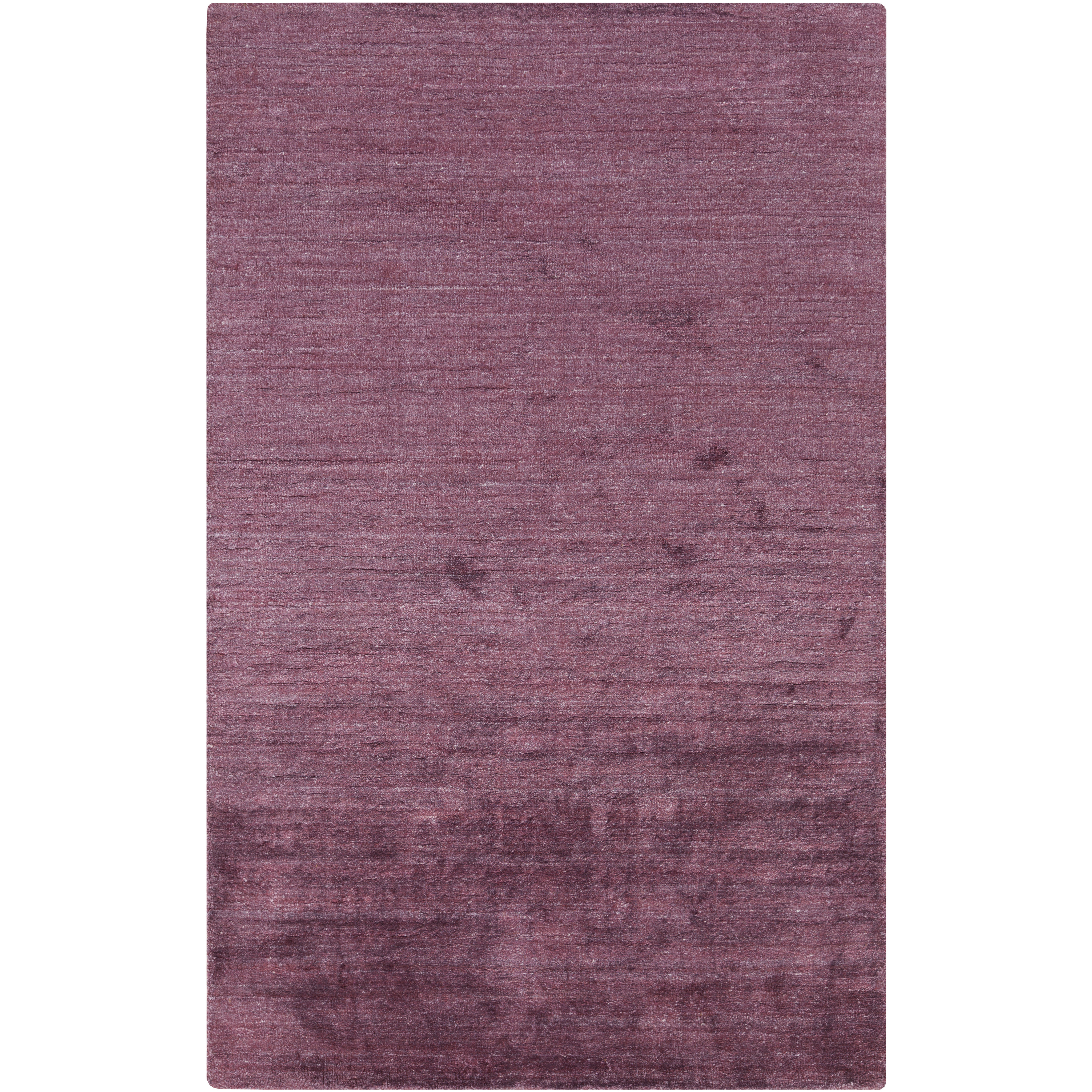 Haize 132 X 96 inch Plum Handmade Rug