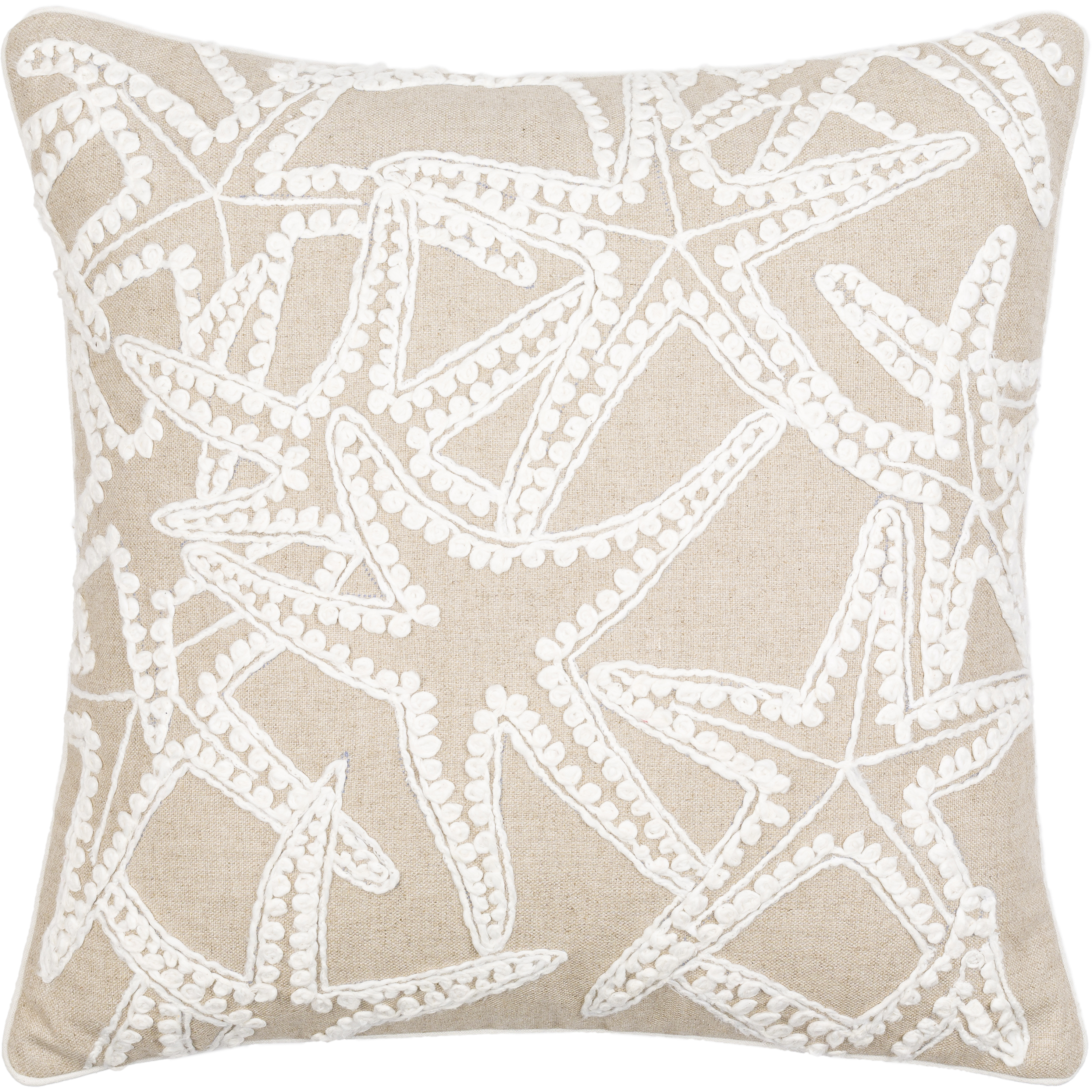 Maricopa 20 inch Cream Pillow Kit in 20 x 20, Square