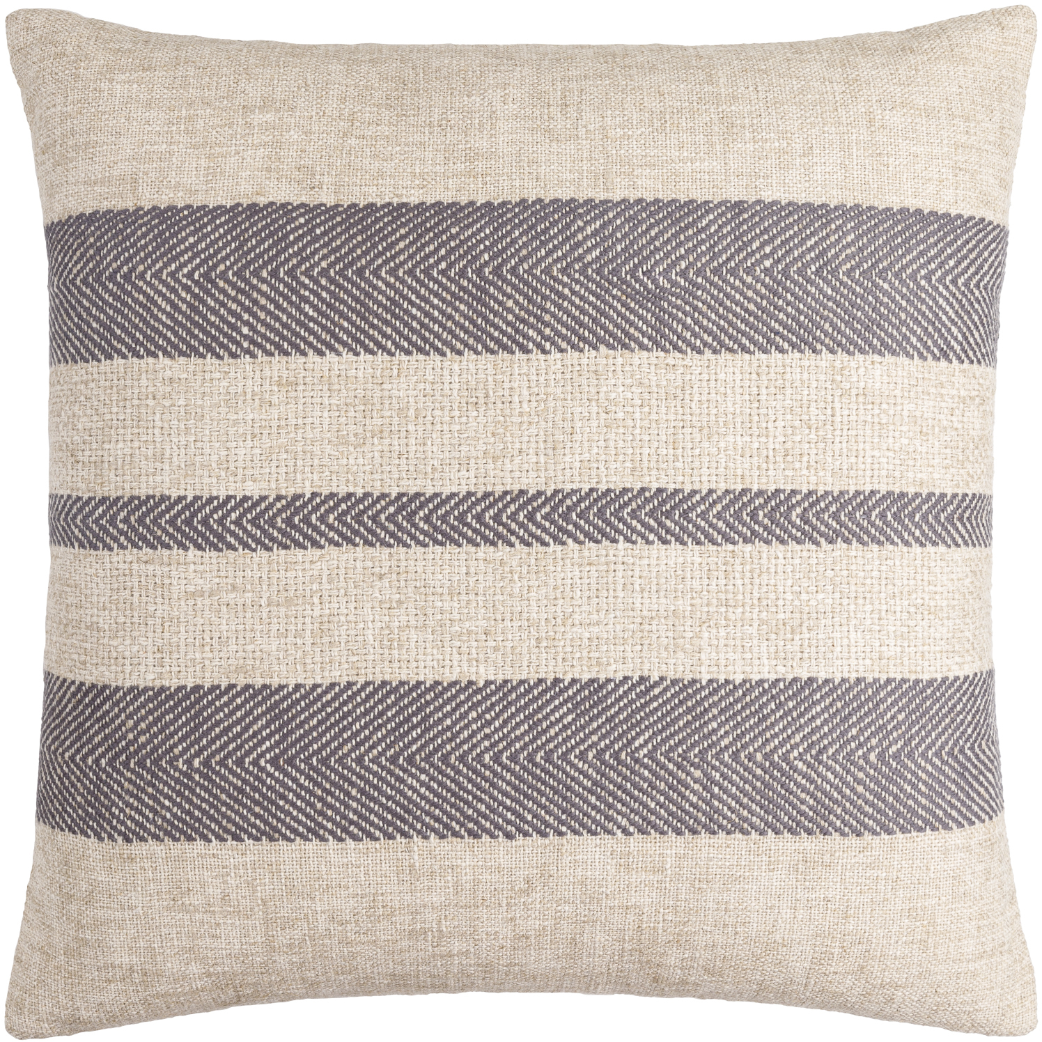 Mobley 18 X 18 inch Light Beige / Charcoal Accent Pillow