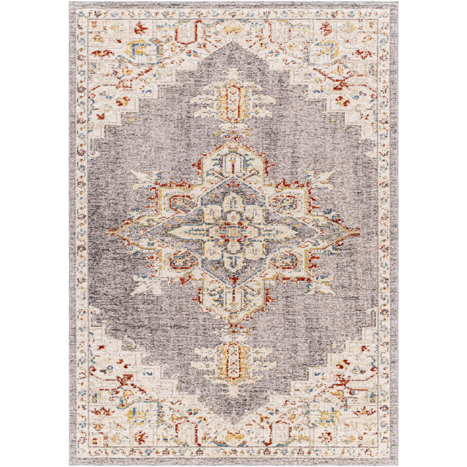 Truva 72 X 72 inch Taupe Rug, Square