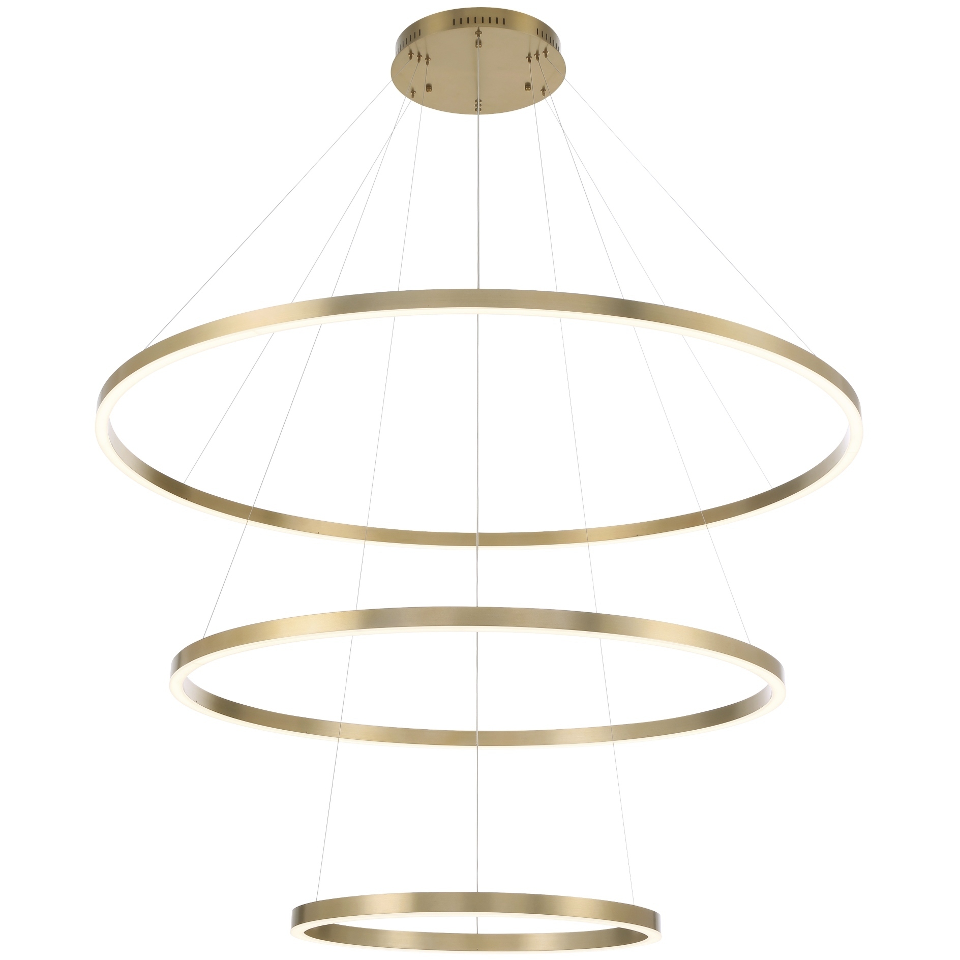Spunto LED 60.75 inch Gold Chandelier Ceiling Light