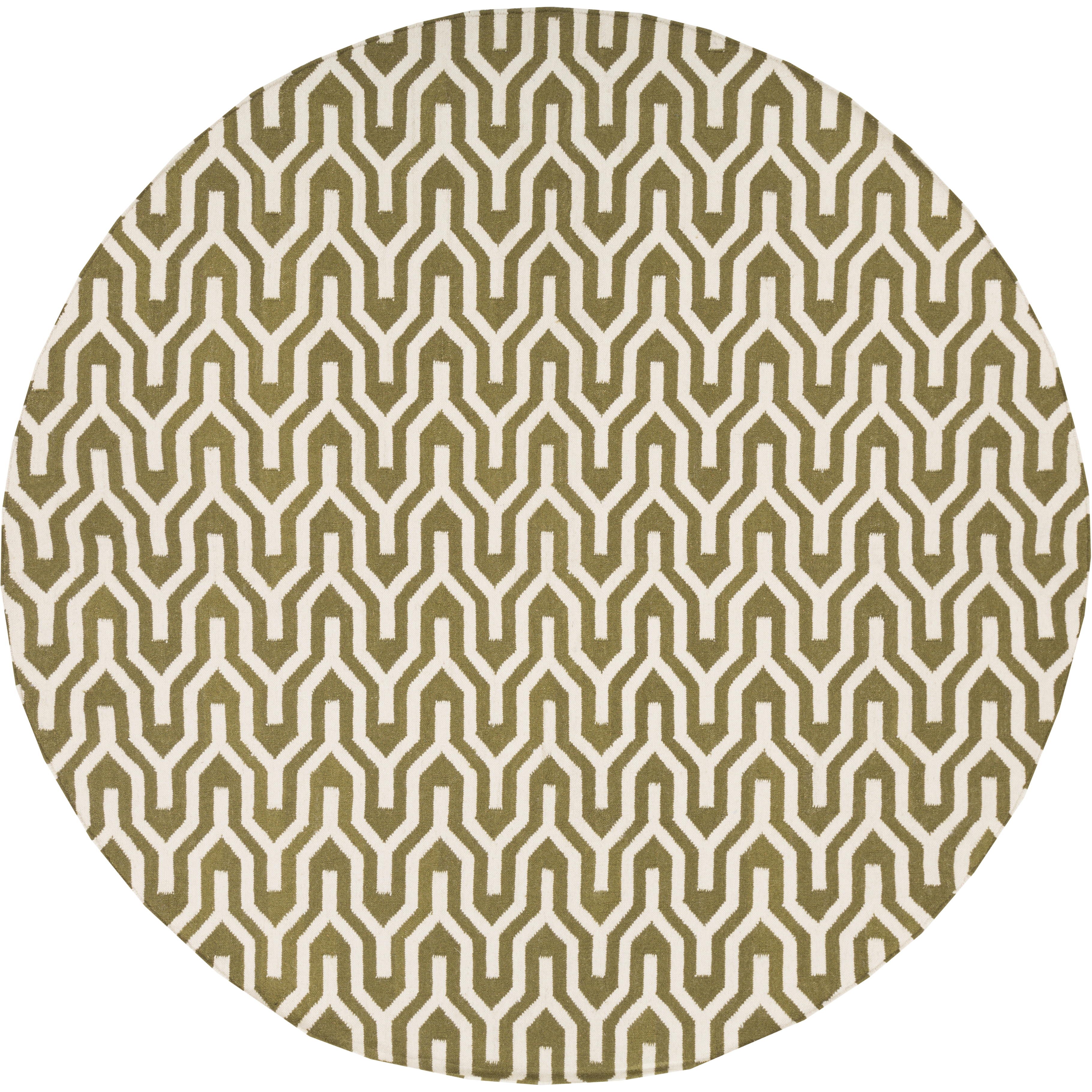 Fallon 96 X 96 inch Teal, Ivory Rug