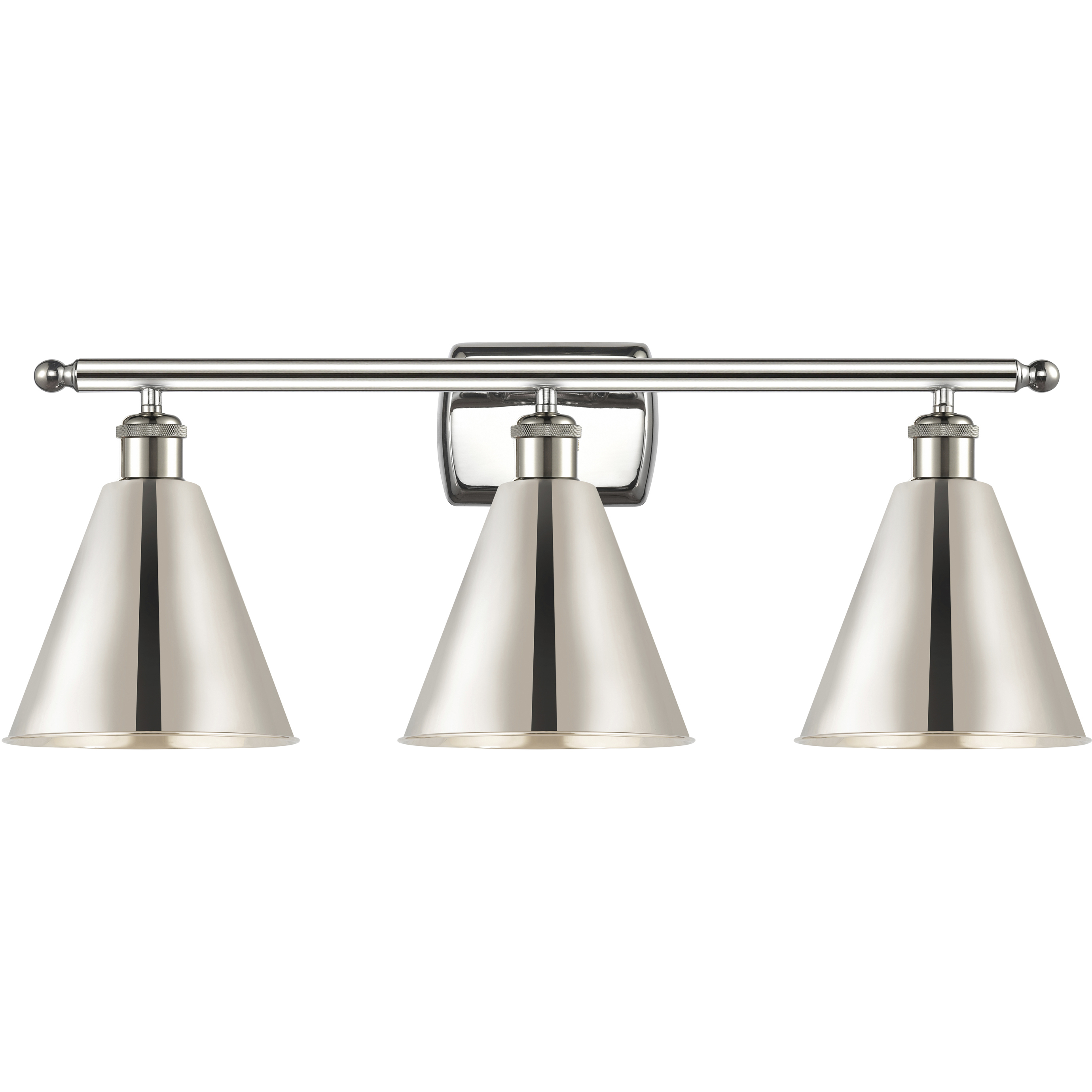 Ballston Cone LED 28 inch Polished Nickel Bath Vanity Light Wall Light