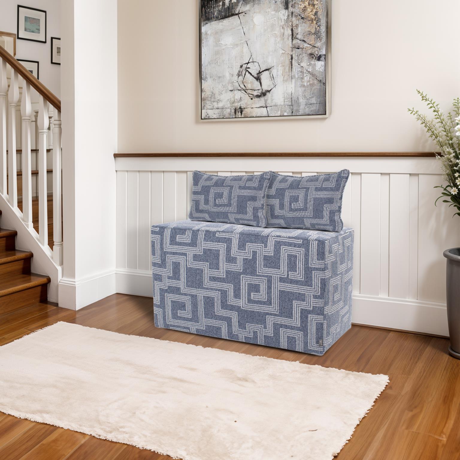 Syros Universal Denim Outdoor Bench