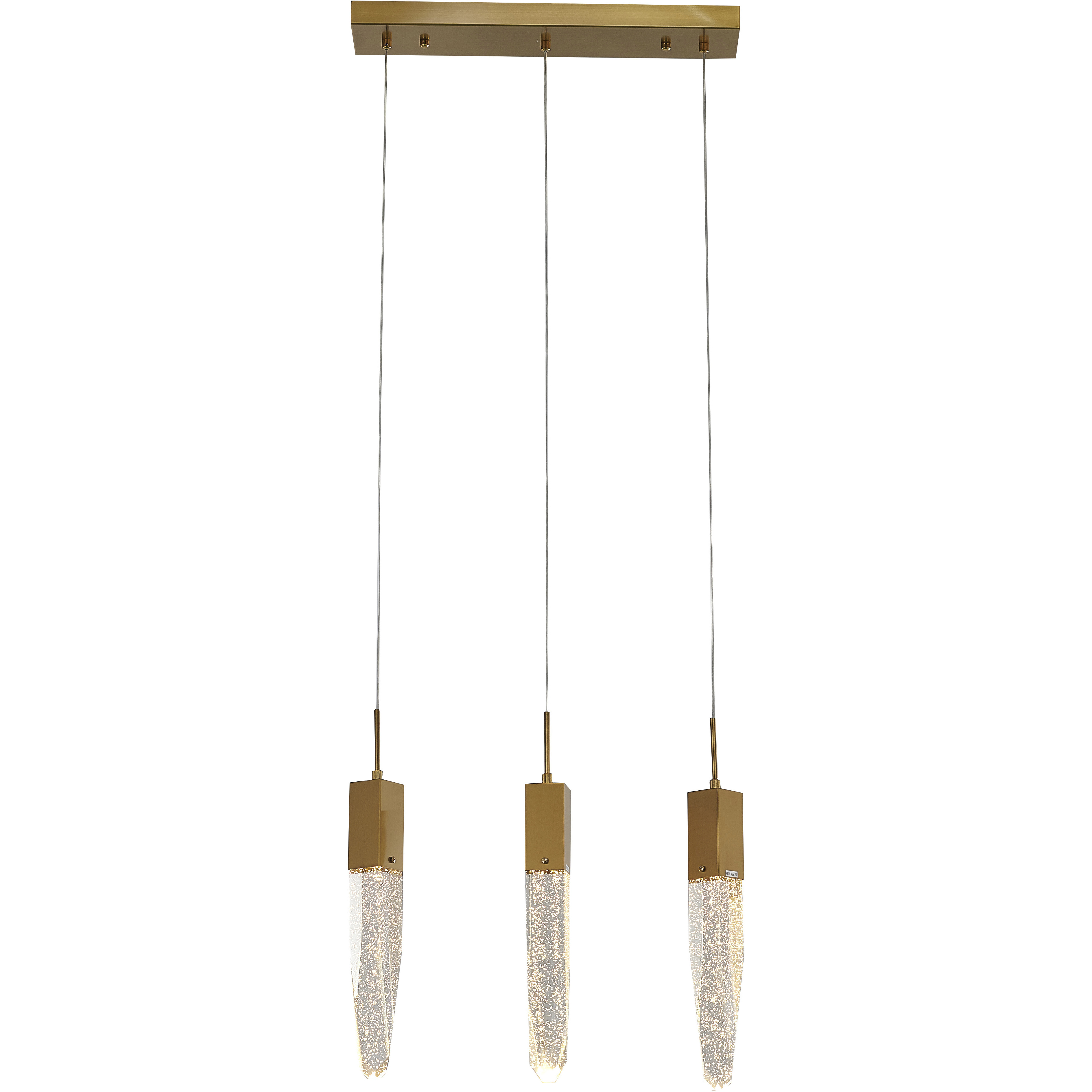 Canada 3 Light 22.05 inch Gold Island Lighting Ceiling Light