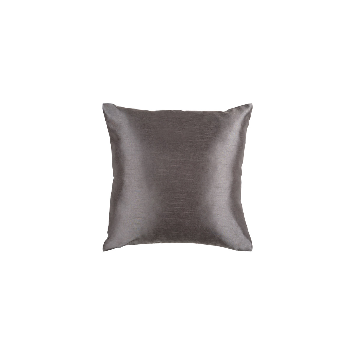 Solid Luxe 18 X 18 inch Charcoal Pillow Kit, Square
