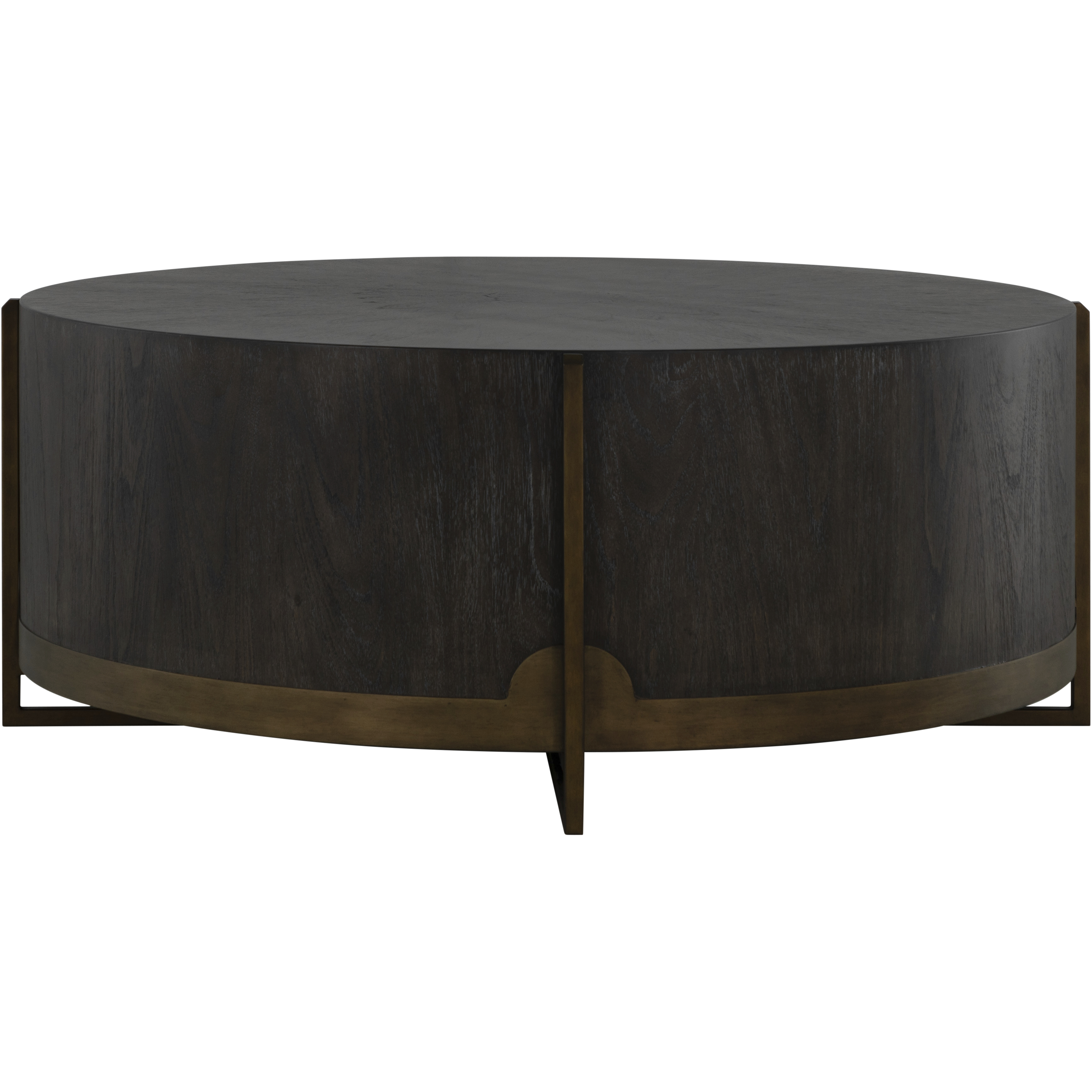 Clifton 49.75 X 49.75 inch Brown / Yellow Coffee Table