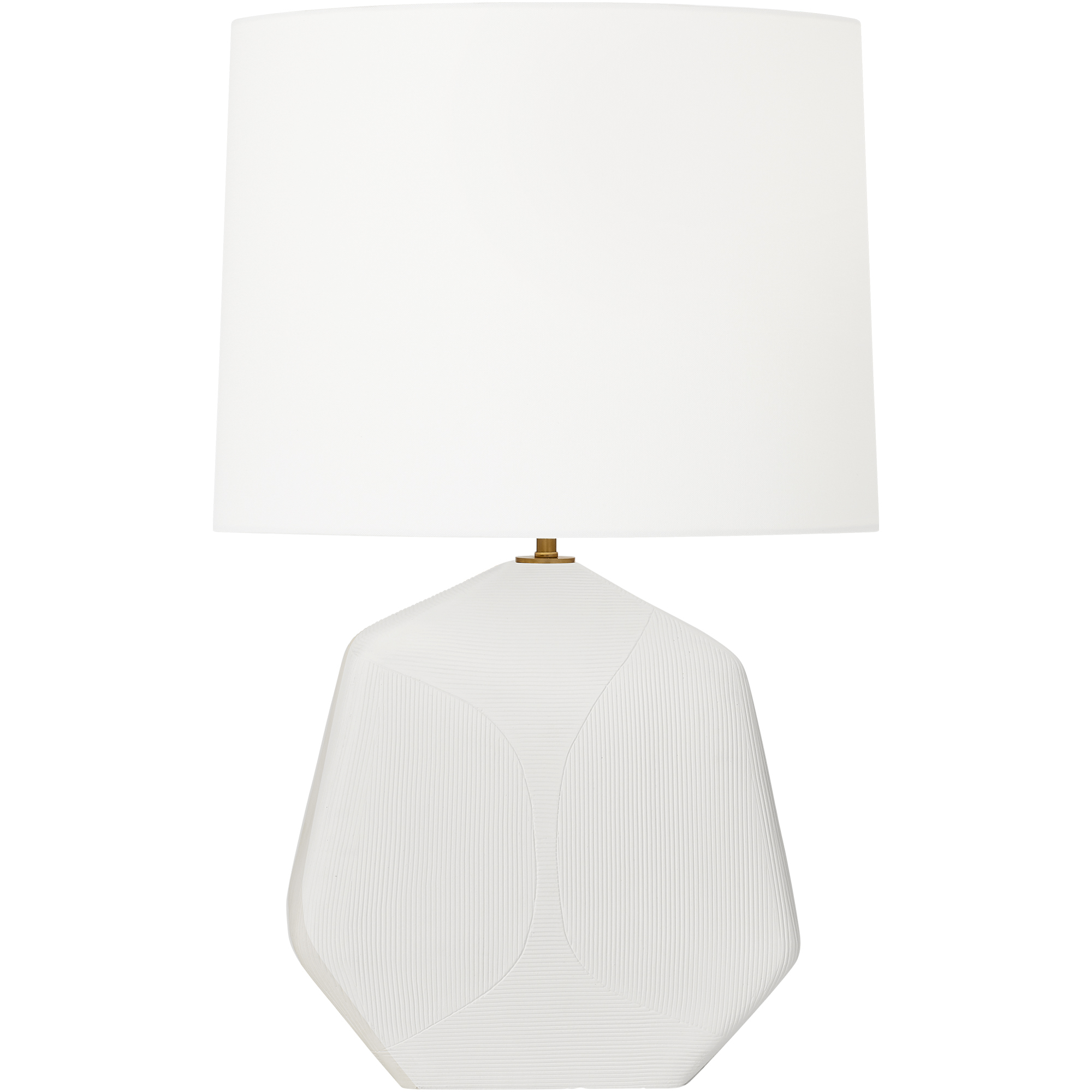 Hable Tallulah 25 inch 9 watt Matte White Ceramic Table Lamp Portable Light