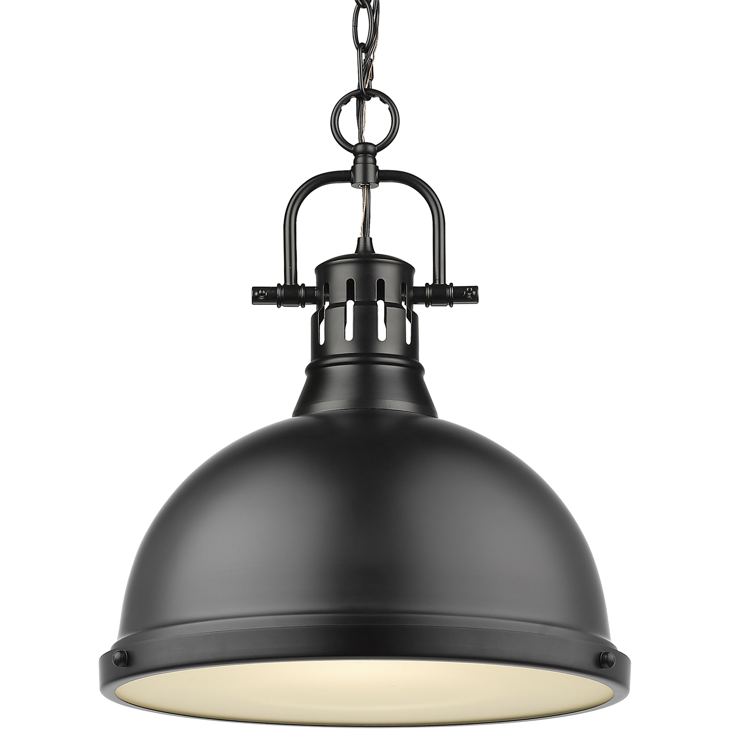 Yep Duncan 1 Light 14 inch Matte Black Pendant Ceiling Light, Large