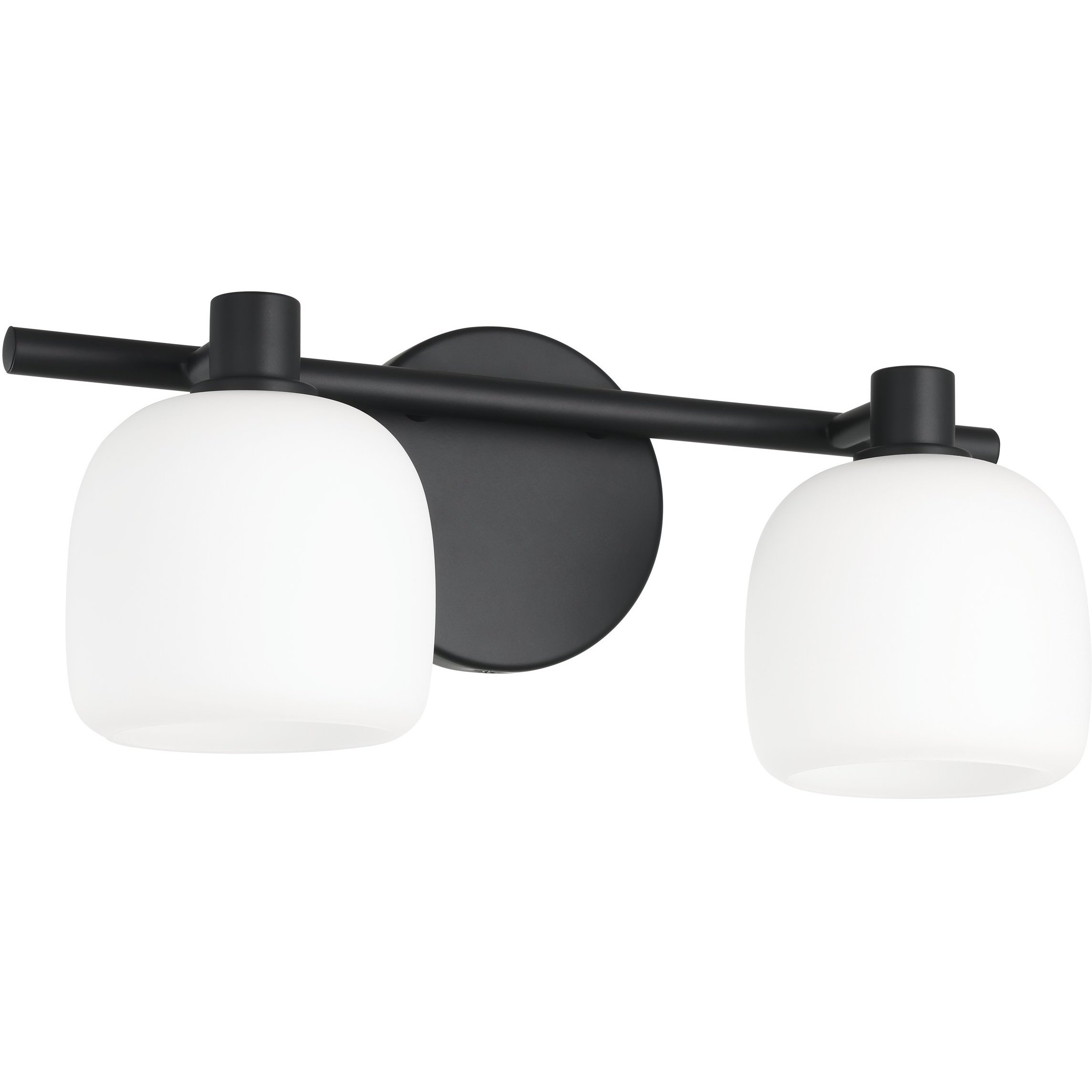 Valentina 2 Light 15 inch Matte Black Vanity Light Wall Light