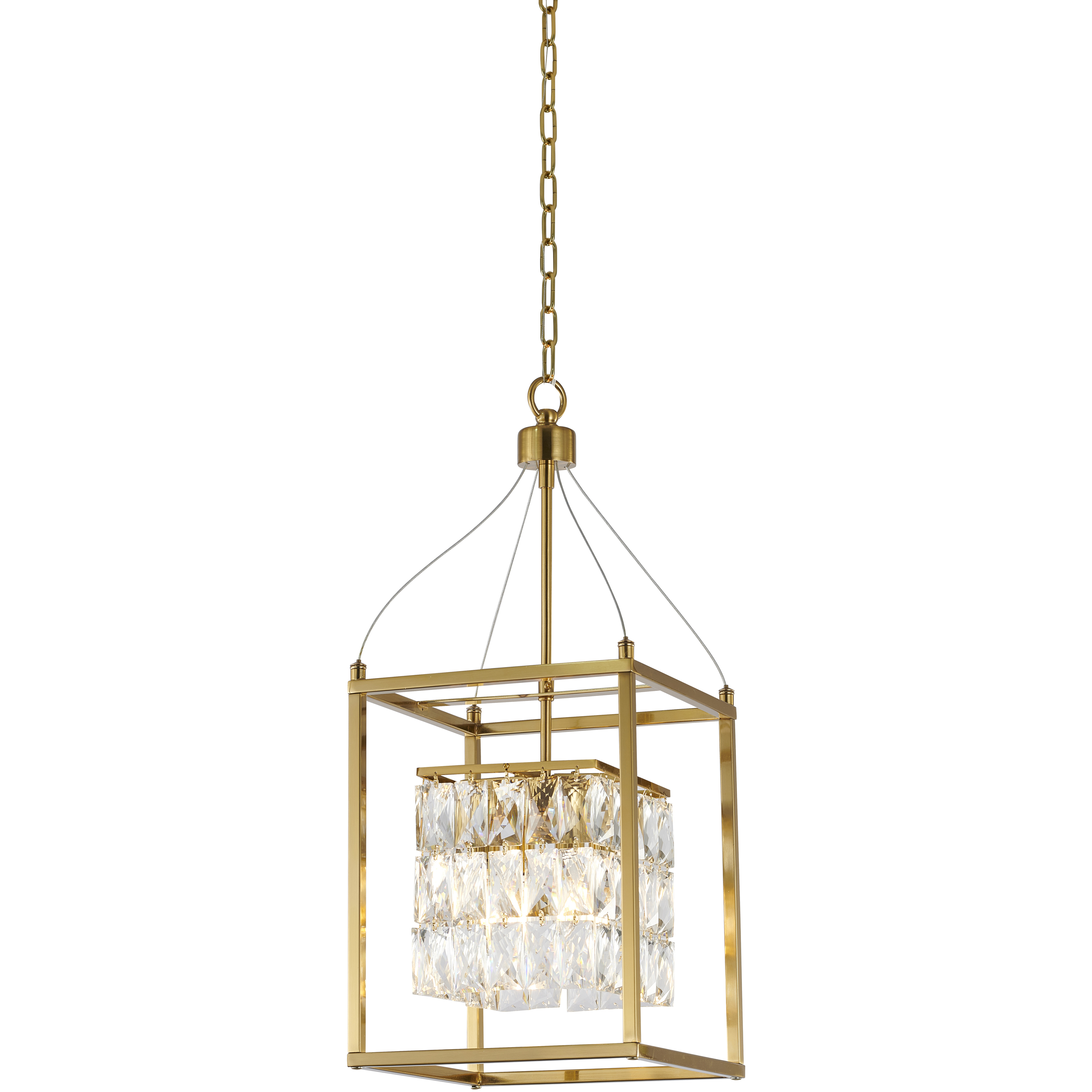 Canada 4 Light 10 inch Antique Brass Chandelier Ceiling Light
