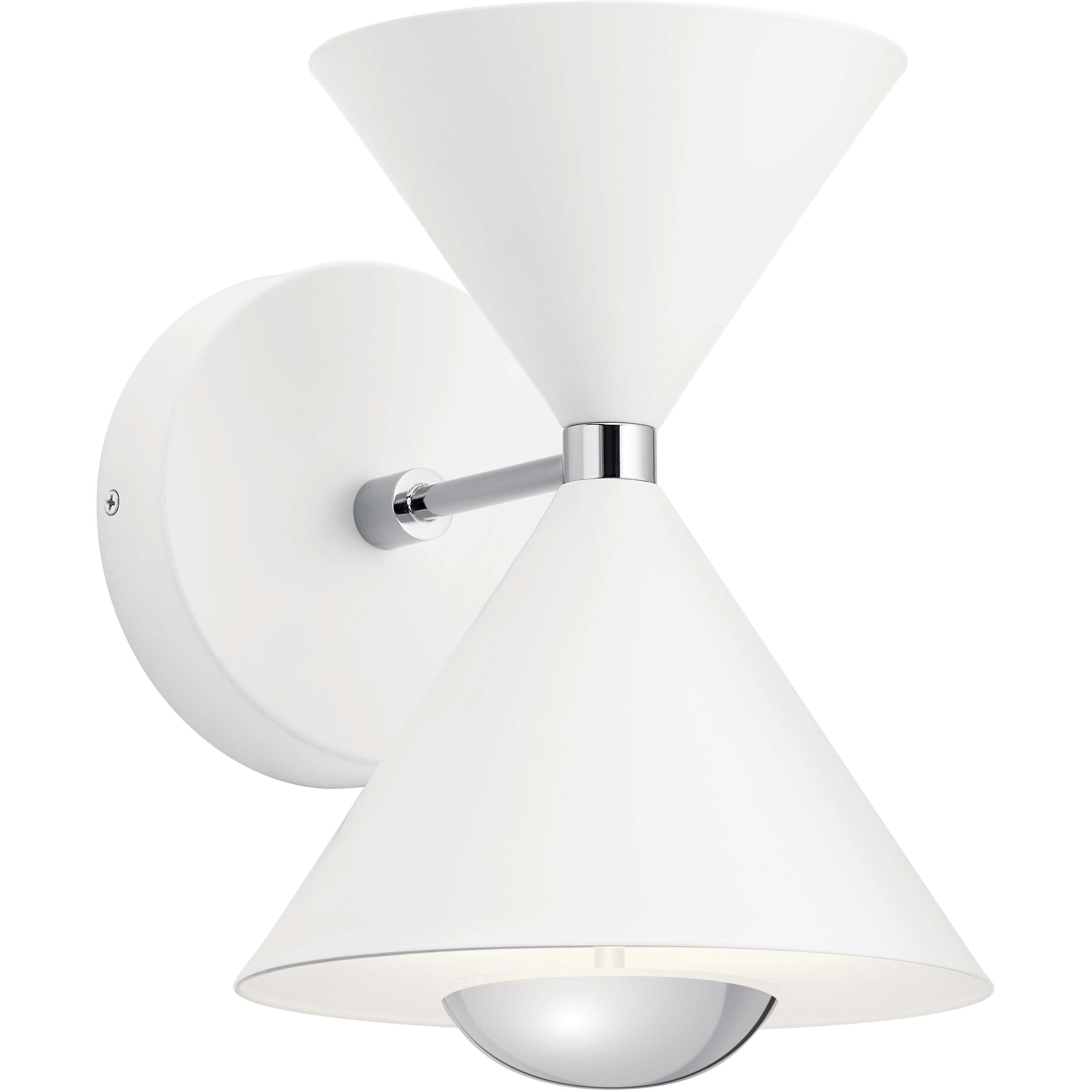 Kordan LED 7.75 inch Matte White Wall Sconce Wall Light