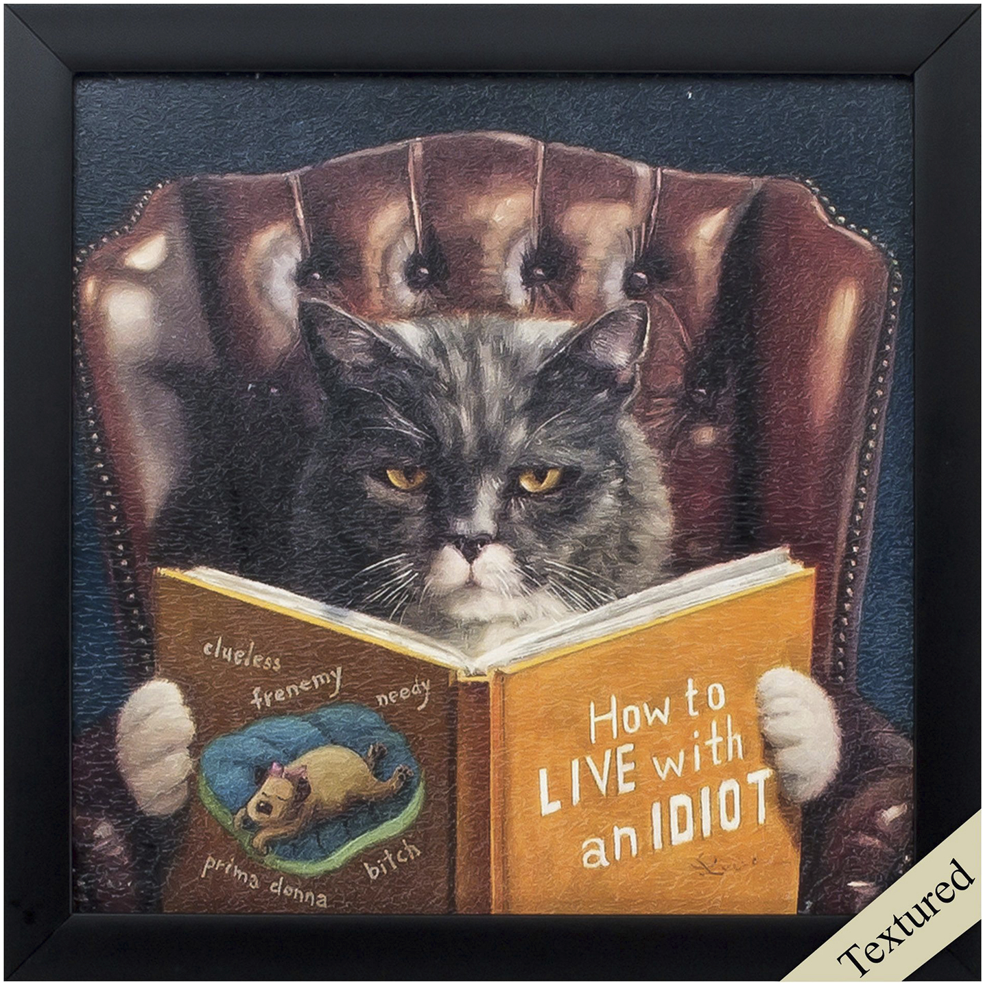 Animals 11 X 11 inch Non-Glass Framed Art, Propac
