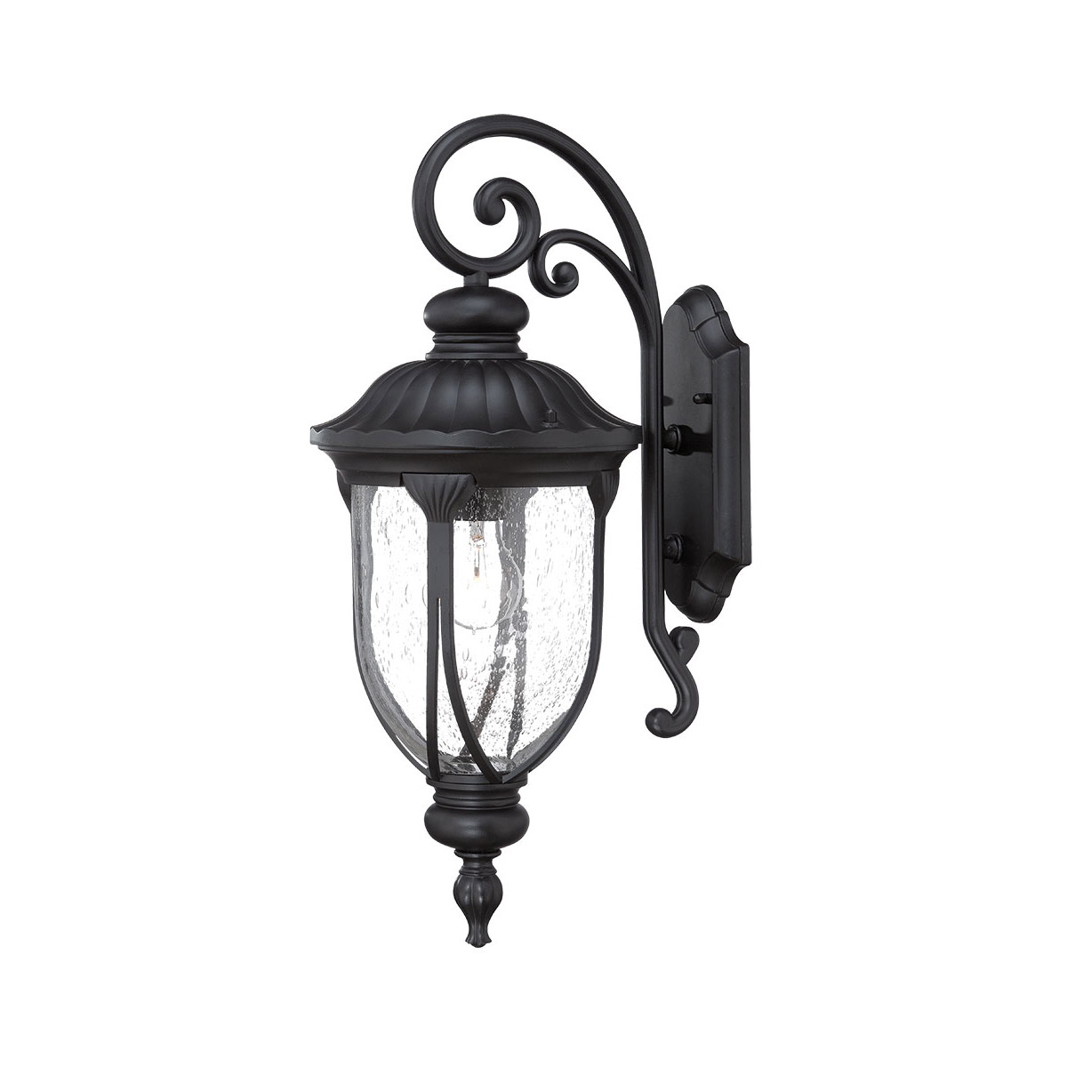 Laurens 1 Light 23 inch Matte Black Exterior Wall Mount