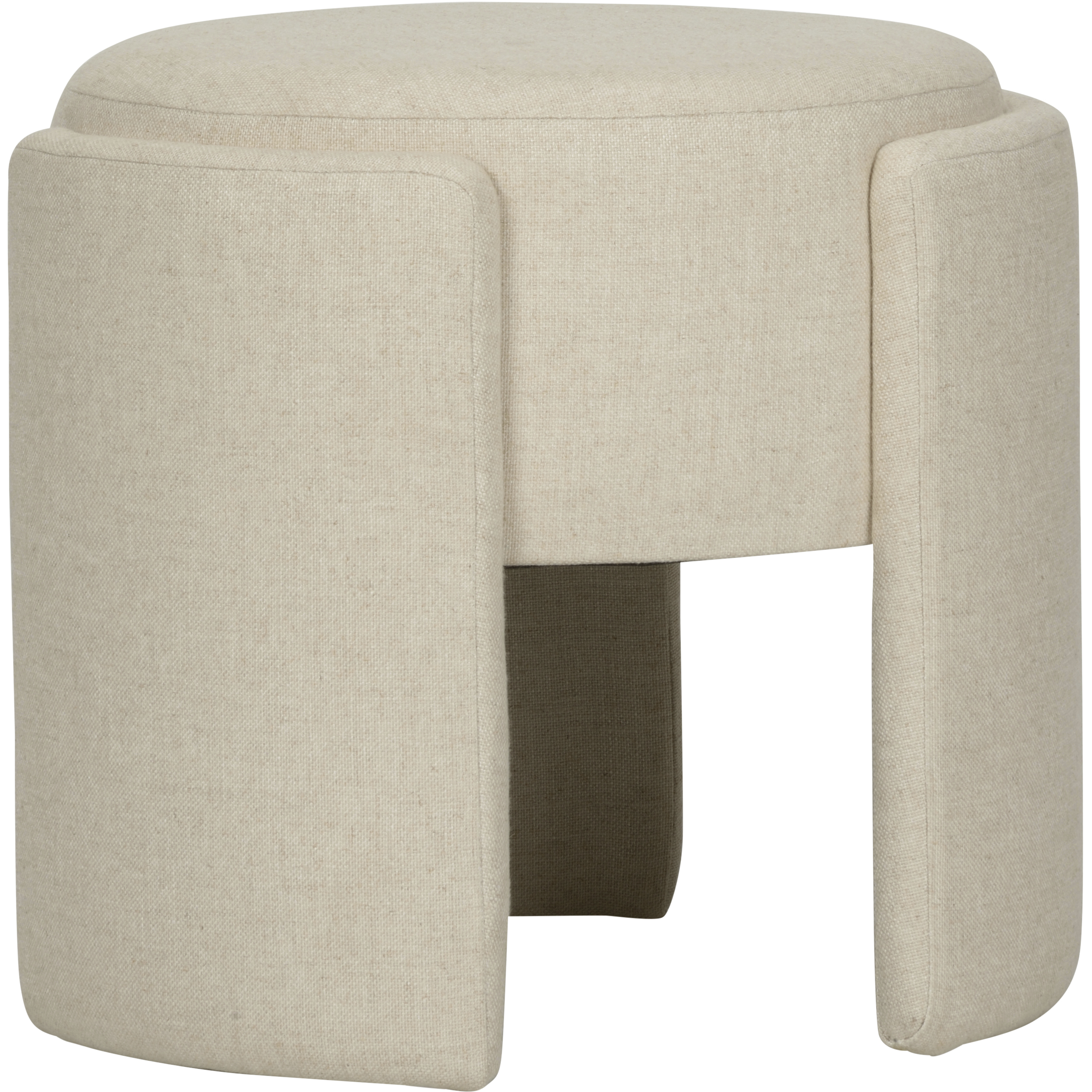 Prix 18 inch White/Cream Stool