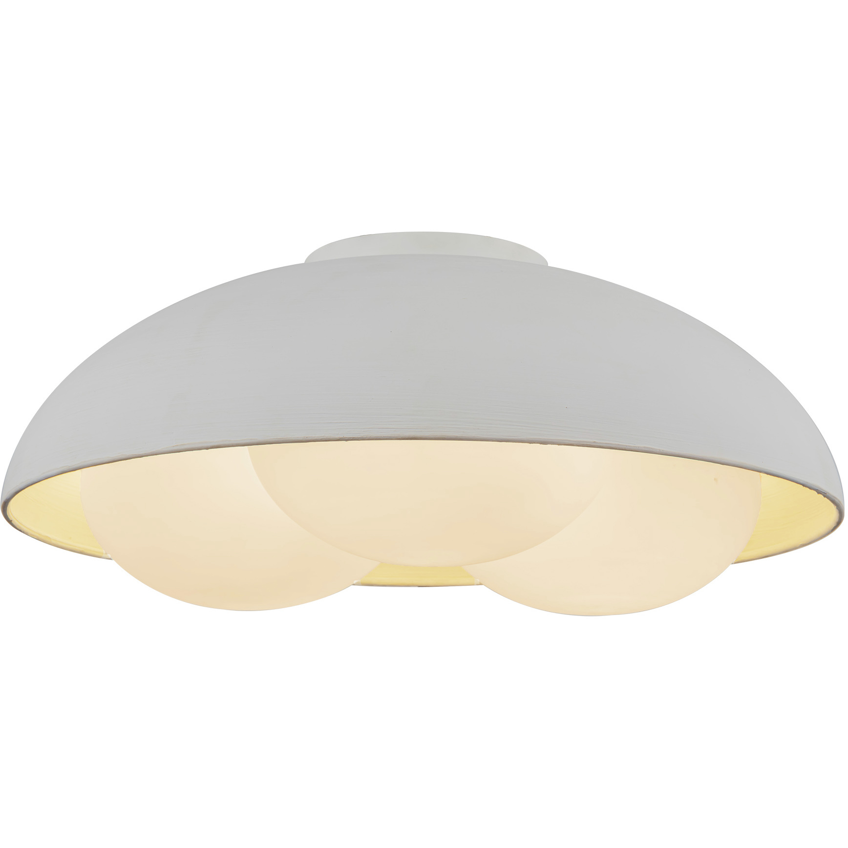 Alora Mood Robyn 3 Light 16 inch Antique White Flush Mount Ceiling Light
