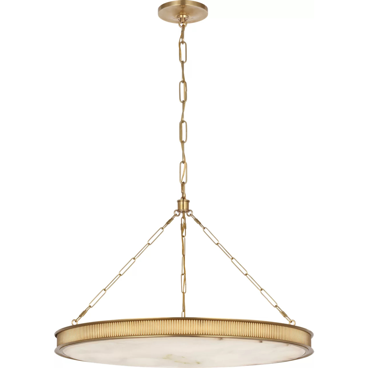 Marie Flanigan Matthew LED 30 inch Soft Brass Chandelier Ceiling Light