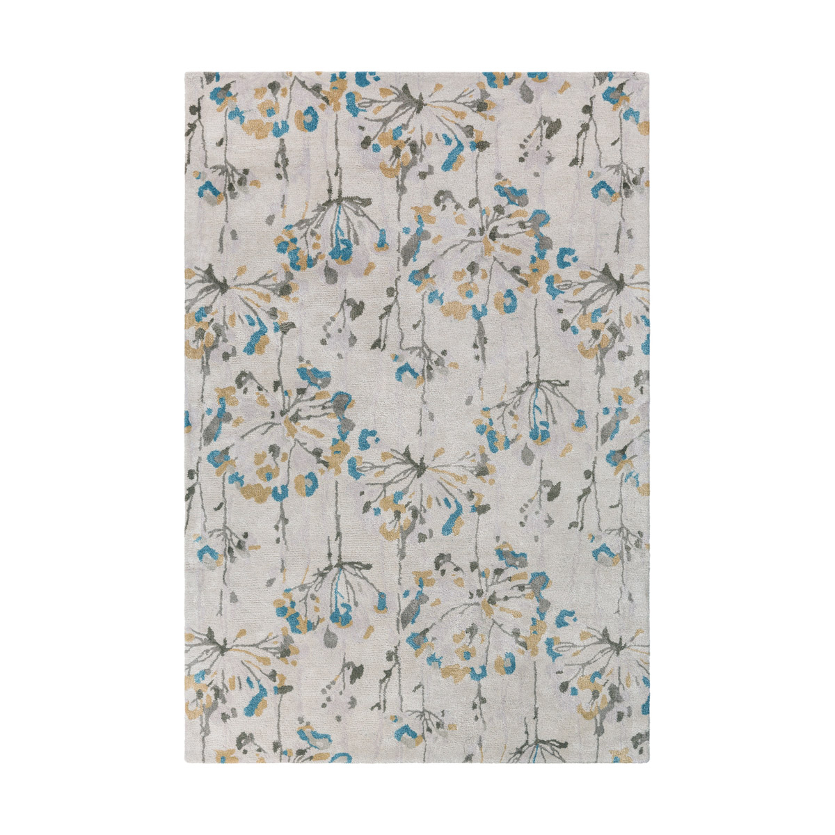 Modern Classics 156 X 108 inch Neutral and Gray Area Rug, Viscose and Wool