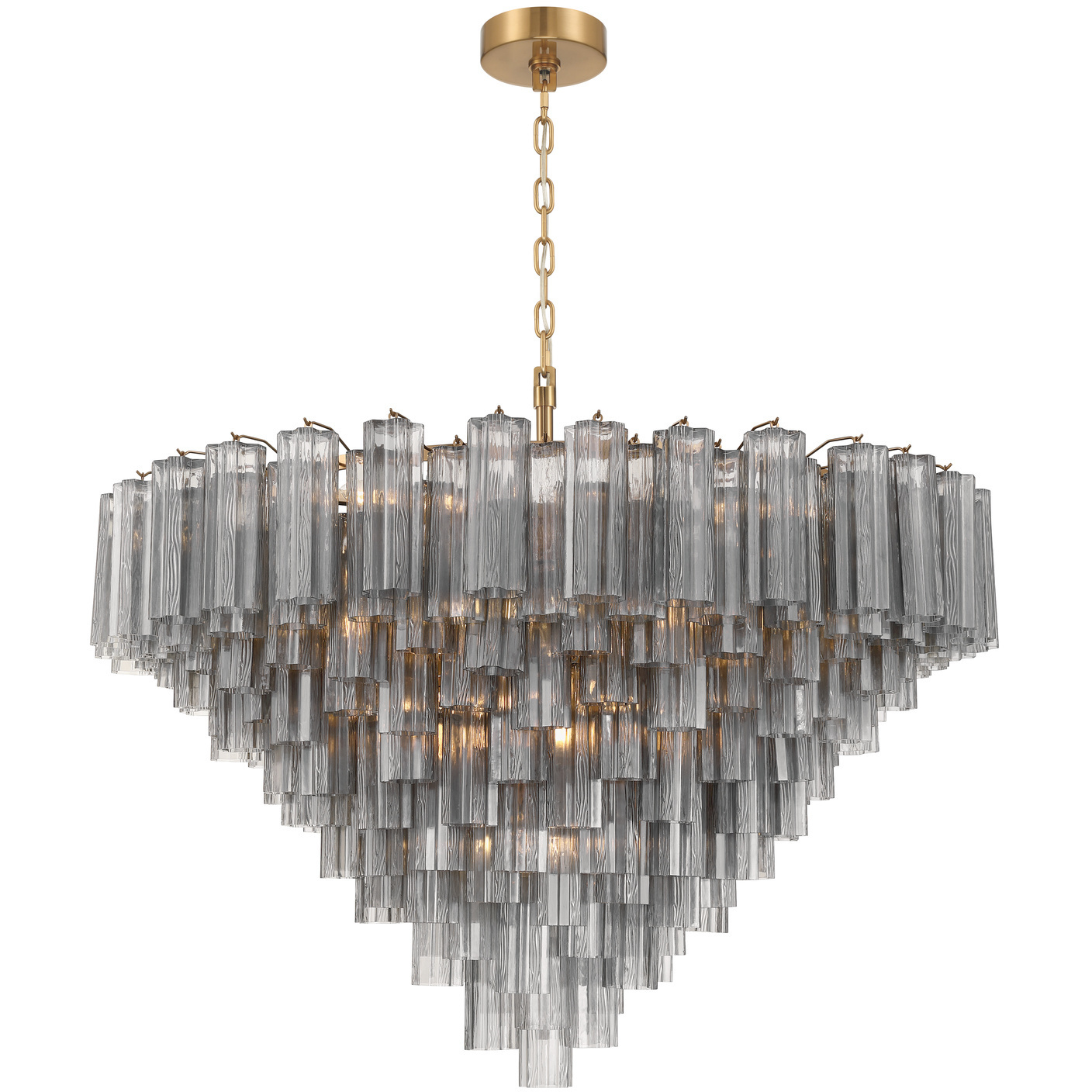 Addis 28 Light 49 inch Aged Brass Chandelier Ceiling Light