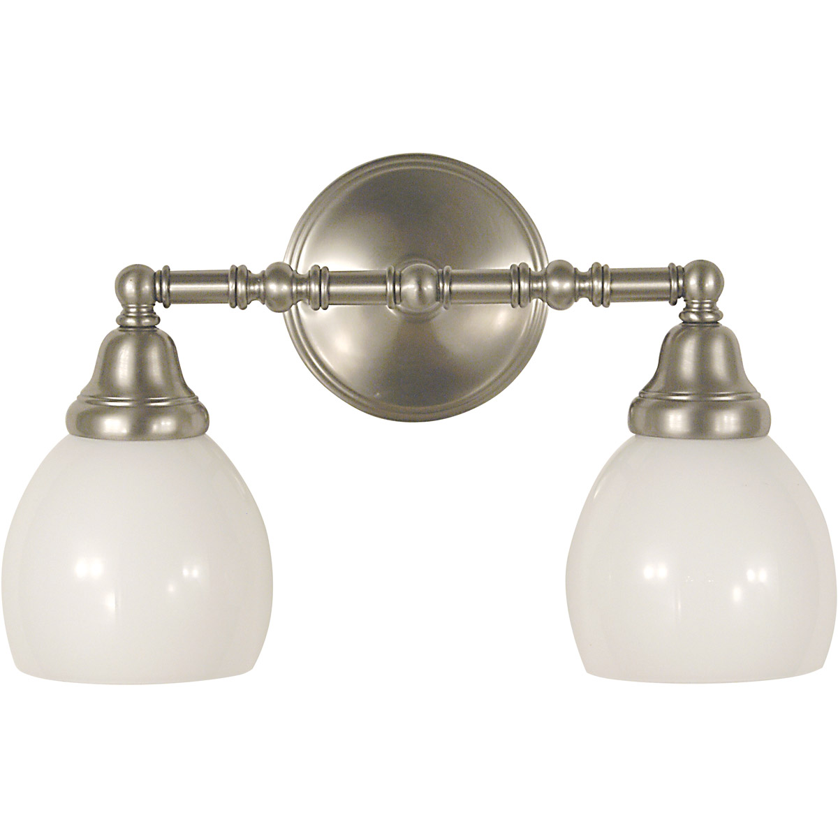 Sheraton 2 Light 15 inch Polished Silver Sconce Wall Light