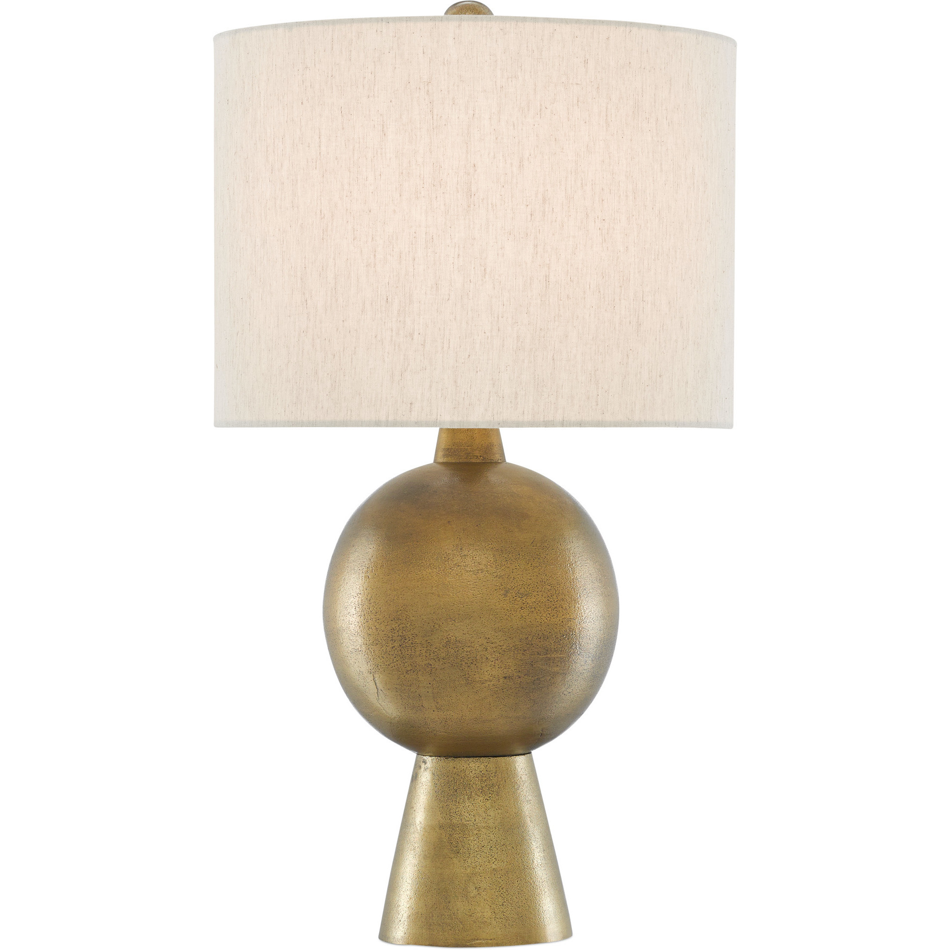 Rami 27 inch 150 watt Antique Brass Table Lamp Portable Light