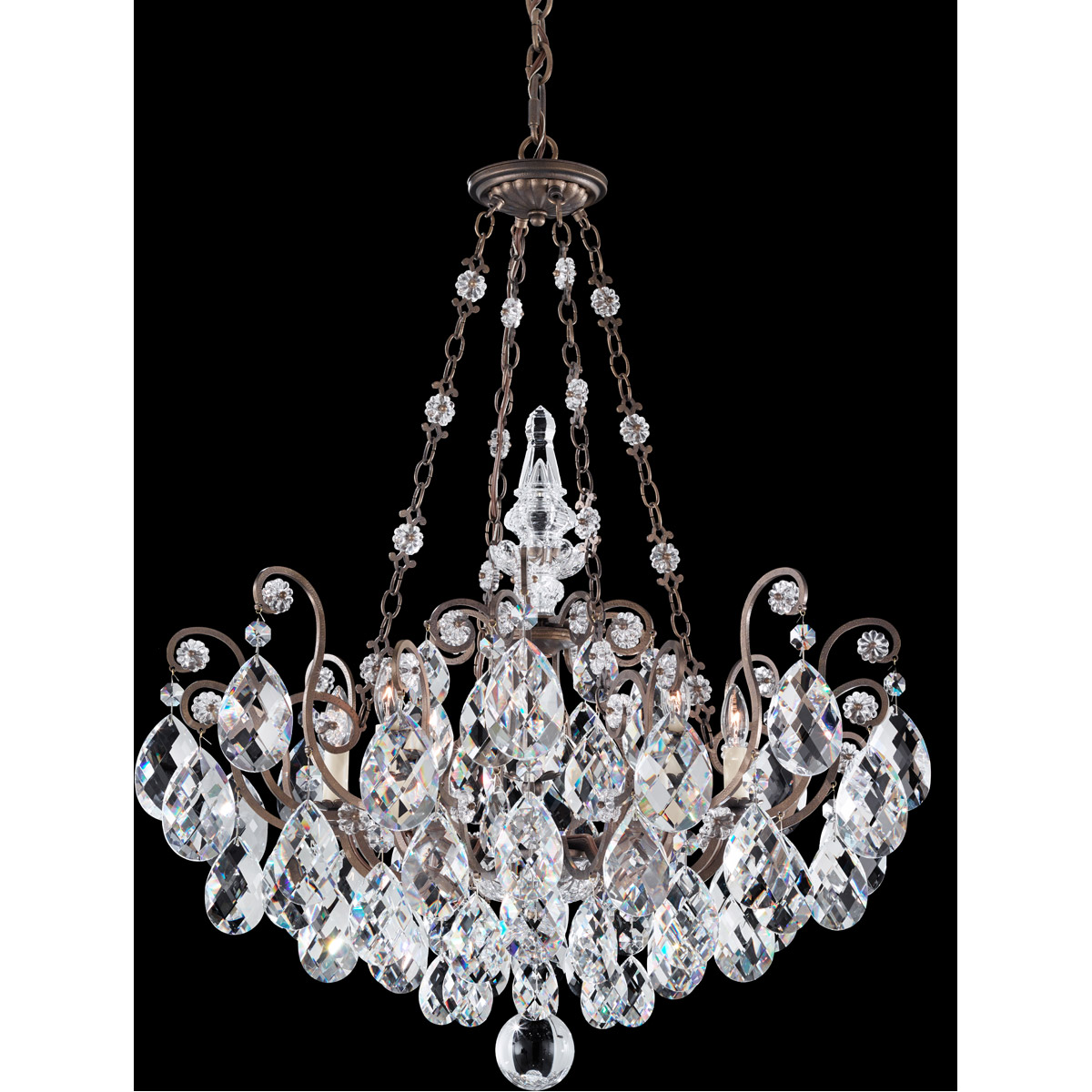 Renaissance 8 Light 26.5 inch Heirloom Bronze Pendant Ceiling Light in Heritage