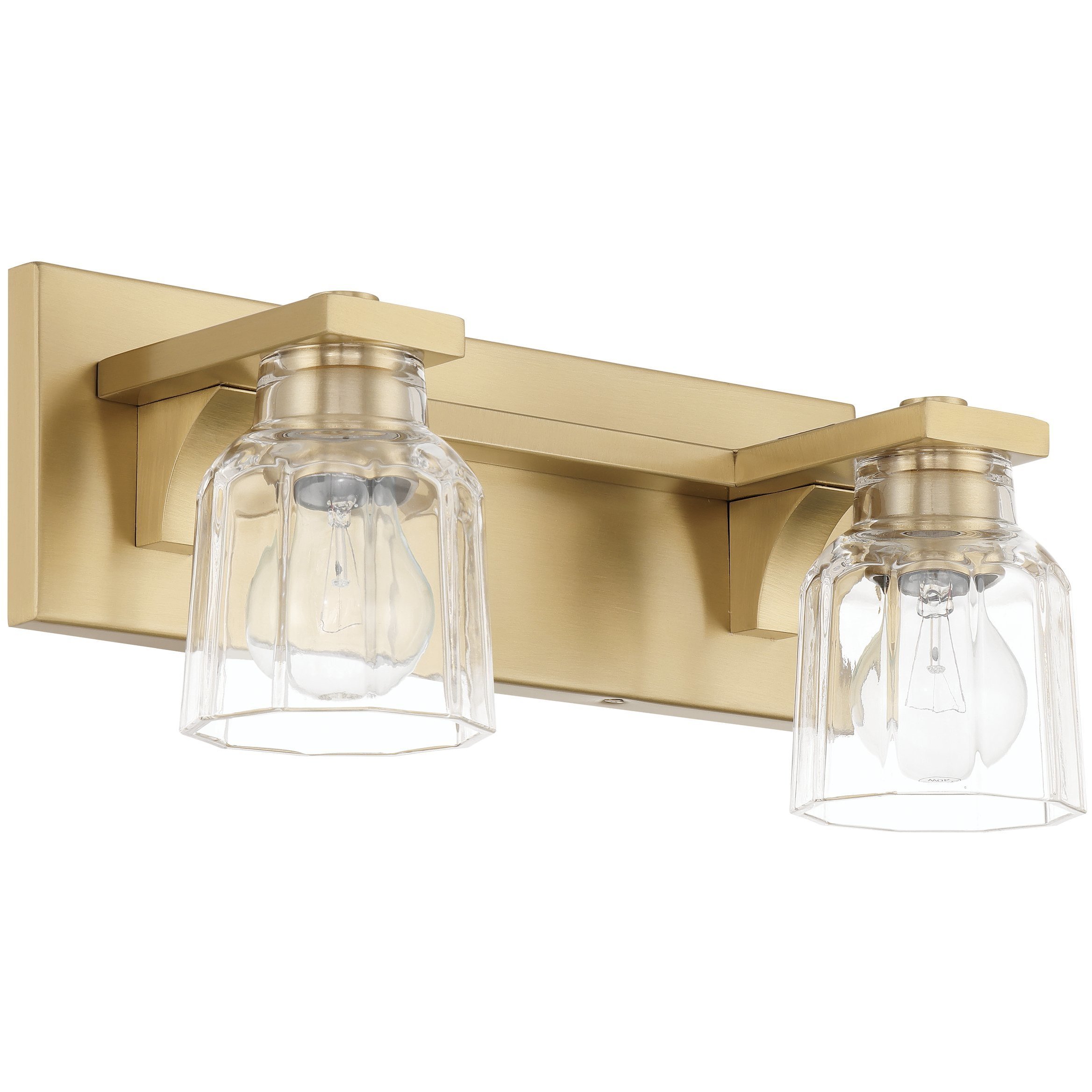 Dryden 2 Light 15 inch Champagne Gold Vanity Light Wall Light