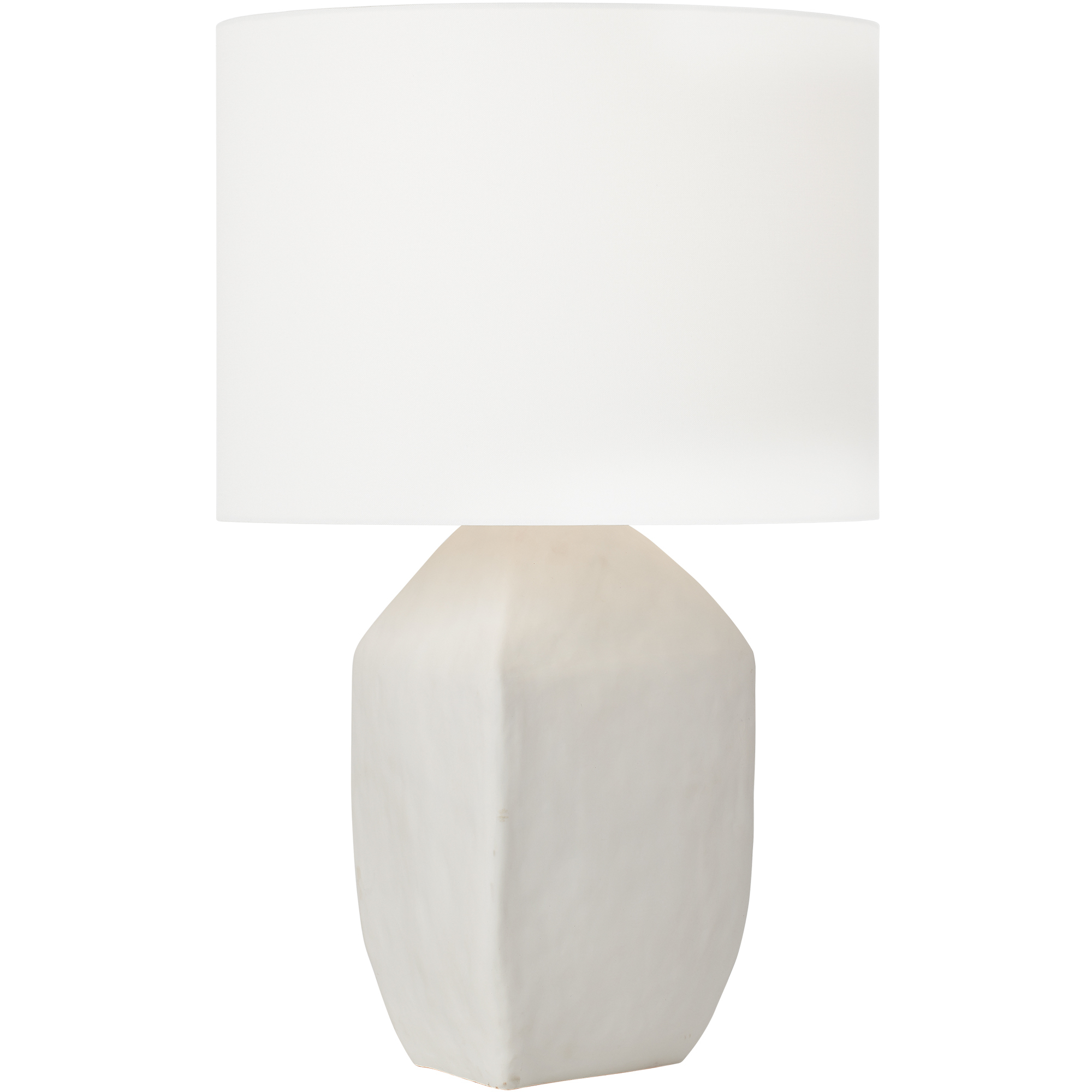 Hable Sybert 27.5 inch 9 watt Matte White Ceramic Table Lamp Portable Light