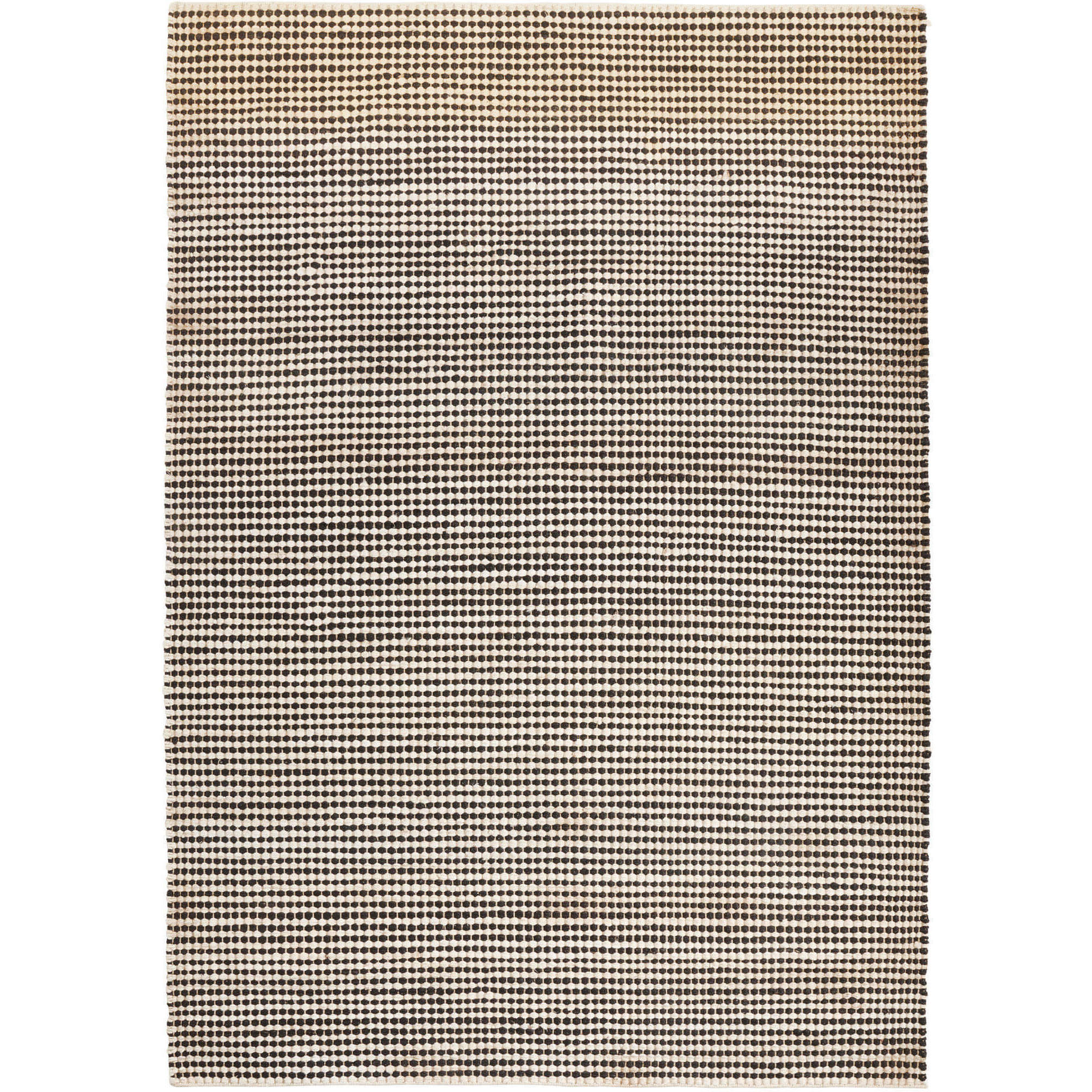 Ganges 36 X 24 inch Black/Natural Rug in 2 x 3