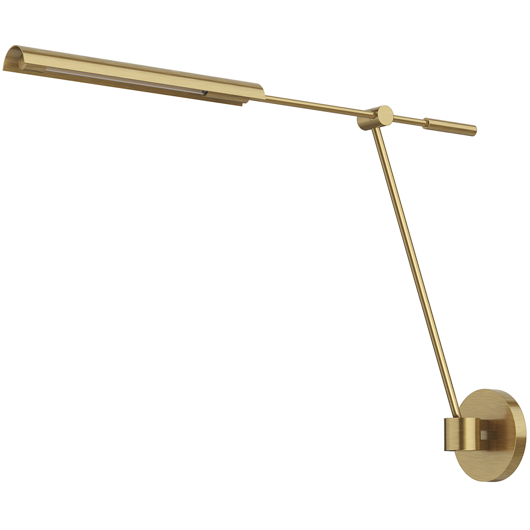 Astrid LED 26.18 inch Metal Shade and Vintage Brass Wall/Vanity Light Wall Light