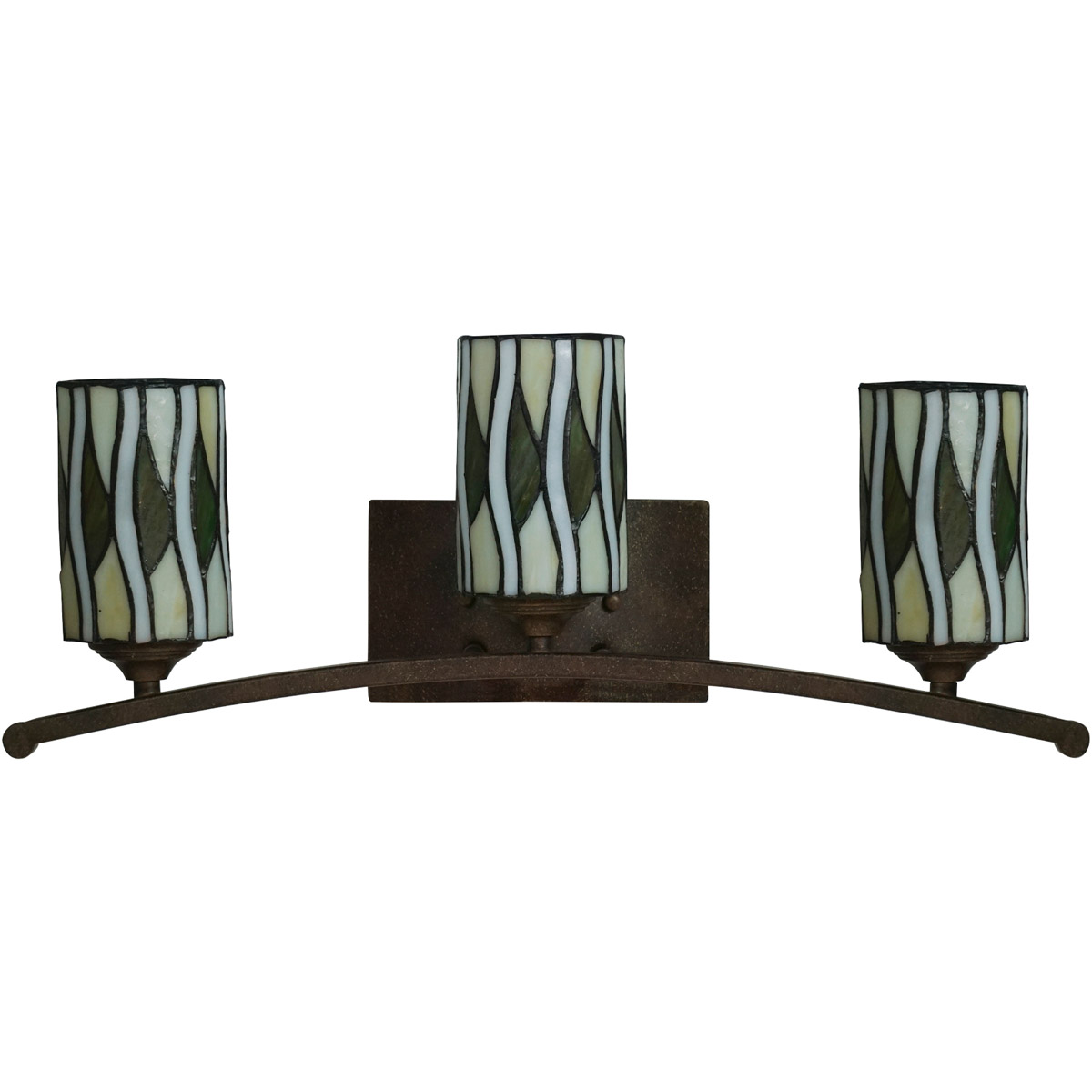 Evelyn 3 Light 25 inch Antique Golden Bronze Wall Sconce Wall Light