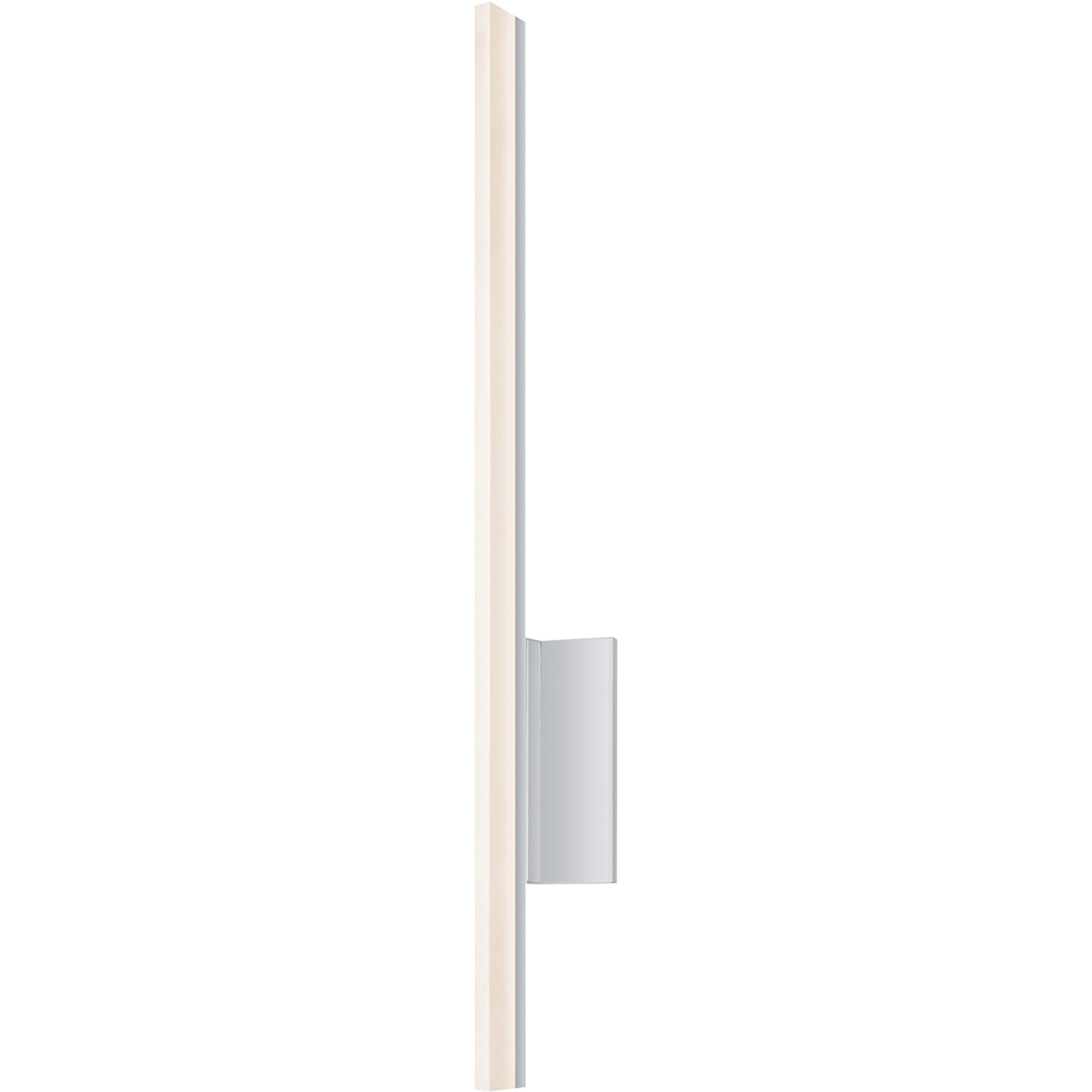 Stiletto LED 5 inch Bright Satin Aluminum Bath Light Wall Light