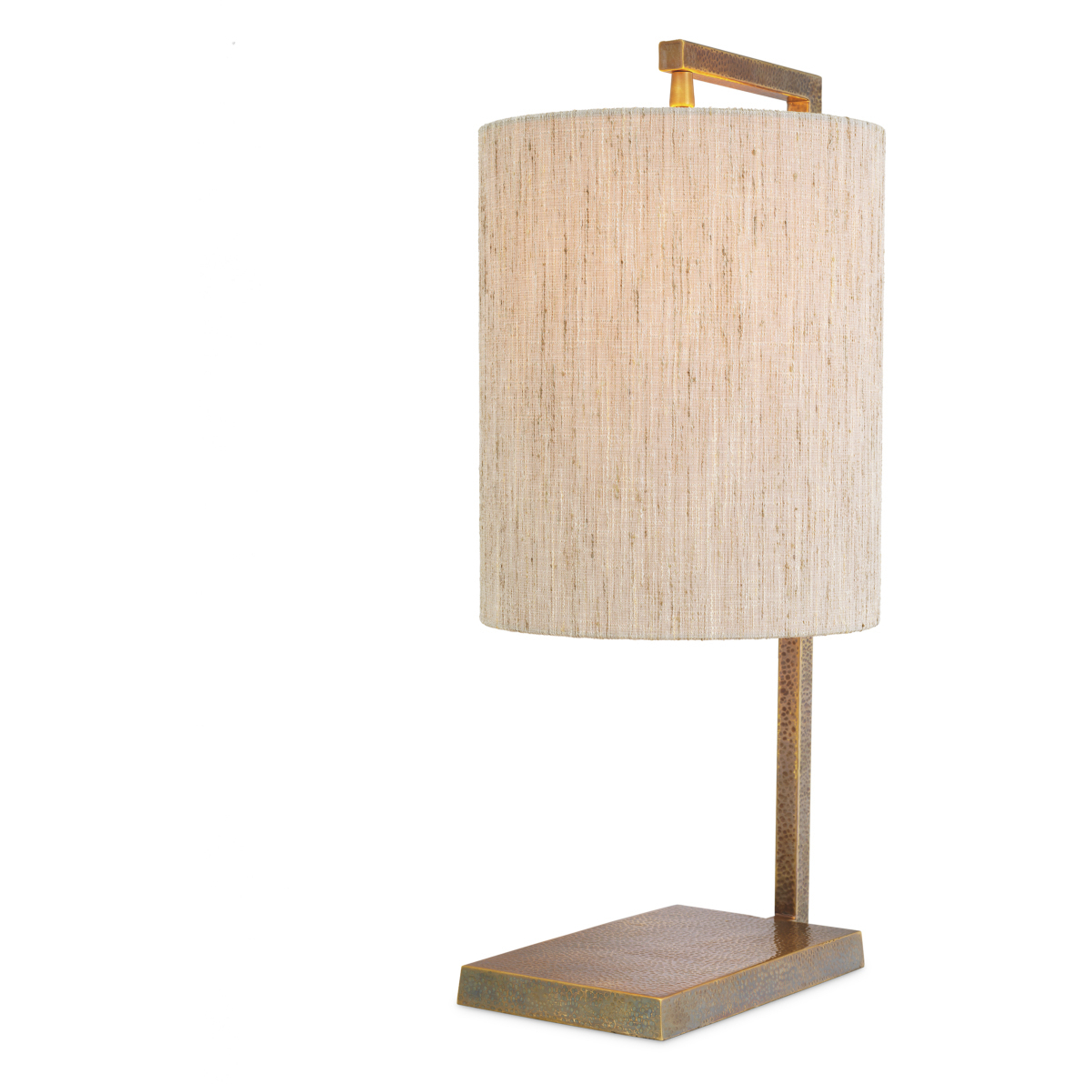 Volturno 25.2 inch 60 watt Vintage Brass Table Lamp Portable Light