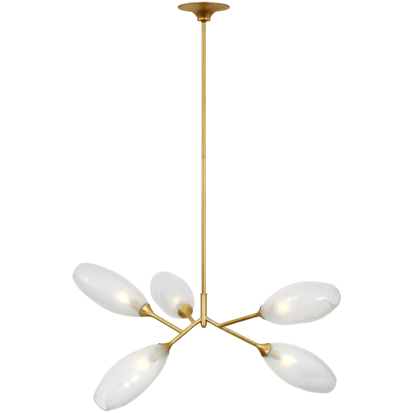 Julie Neill Toscano LED 33 inch Gild Branched Chandelier Ceiling Light