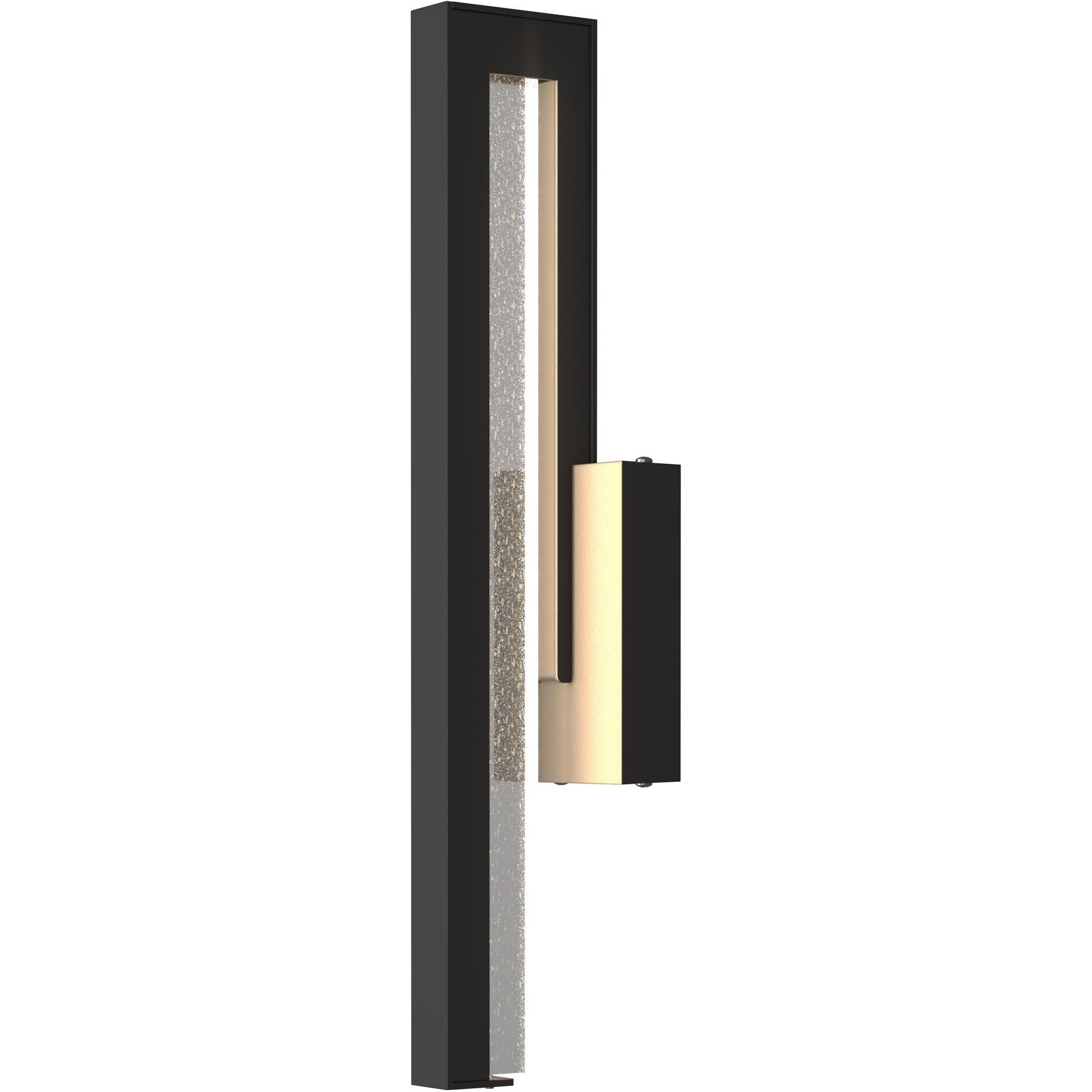 Edge LED 20.3 inch Coastal Black Outdoor Sconce, Medium