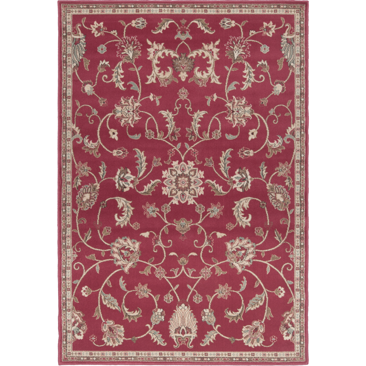 Musetta 39 X 24 inch Brick Red Rug, Rectangle