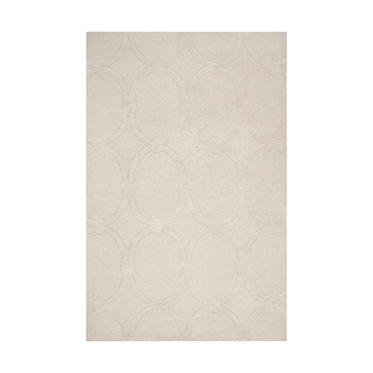 Modern Classics 96 X 60 inch Khaki Rugs, Wool