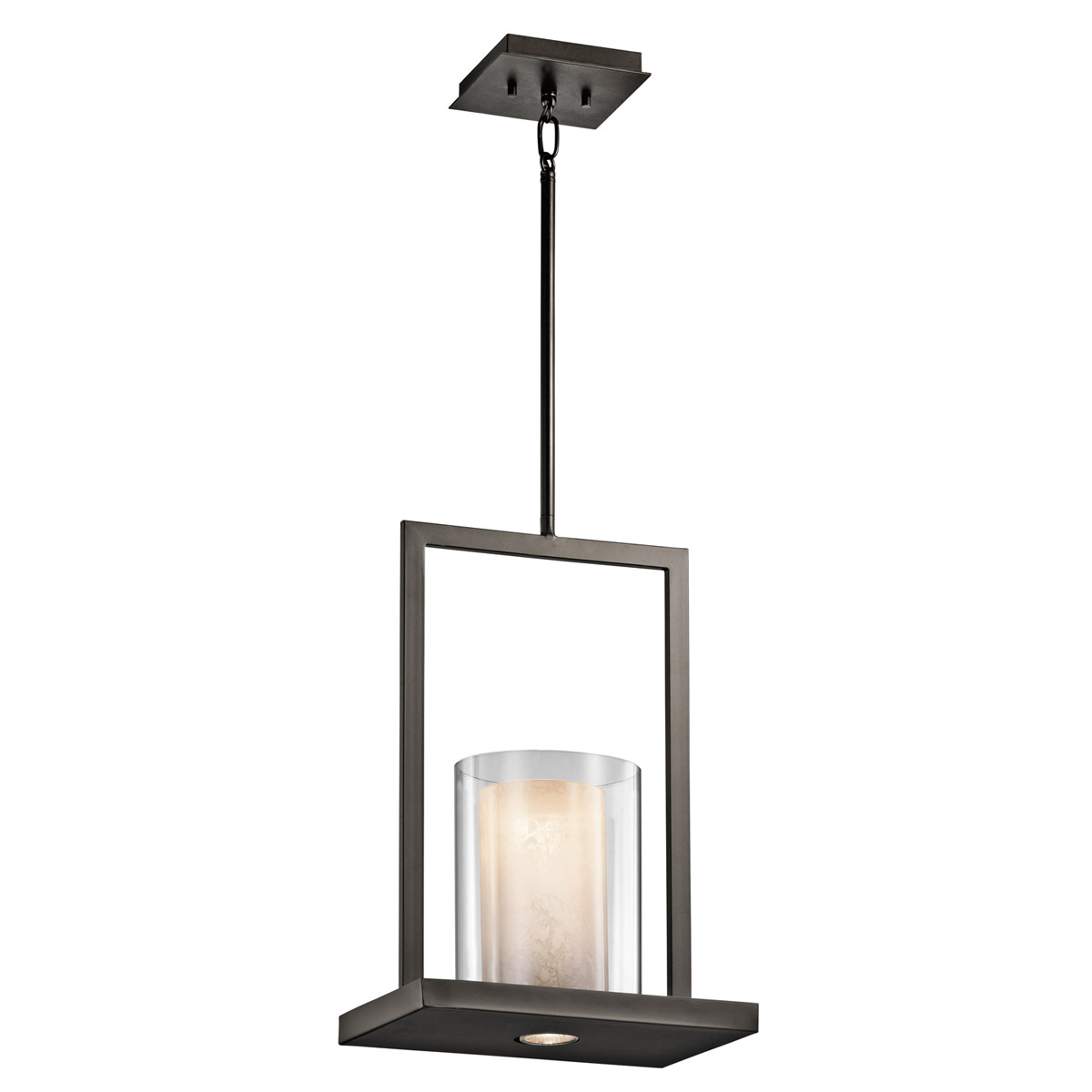 Triad 2 Light 7.75 inch Olde Bronze Pendant Ceiling Light
