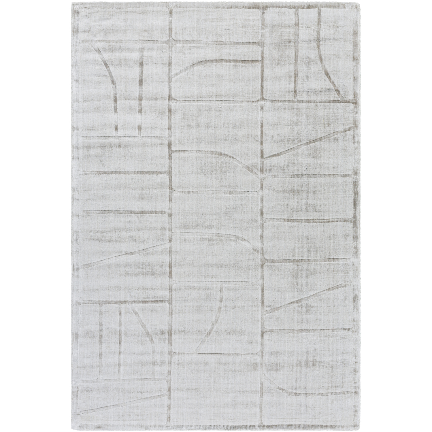 Pier 36 X 24 inch Light Silver / Slate / Silver Handmade Rug in 2 x 3