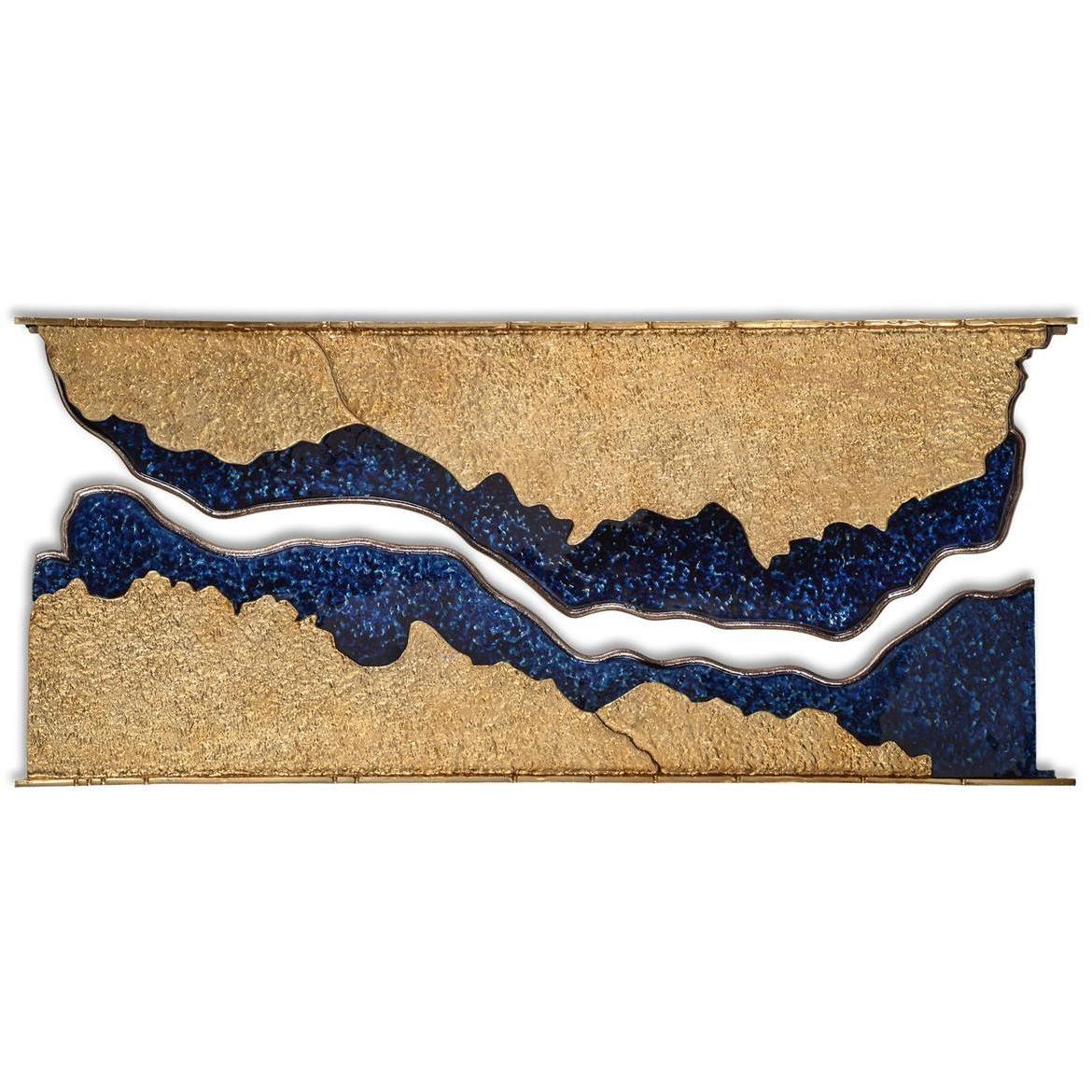 Sand And Sea Wall Sculpture, Set of 2