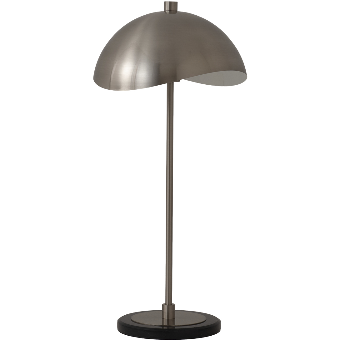 Luna Bella 29 inch 14 watt Satin Nickel Iron and Black Table Lamp Portable Light