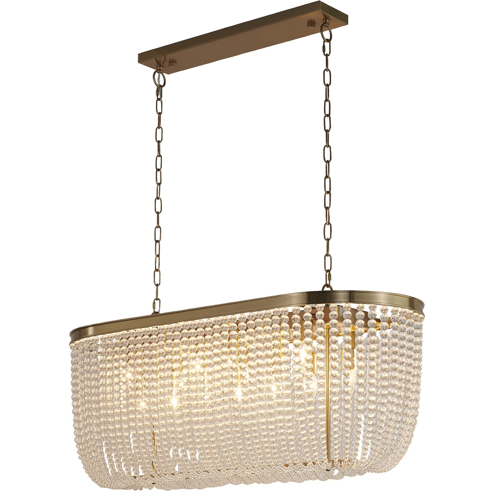 Canada LED 16 inch Gold Chandelier Ceiling Light in Satin Black