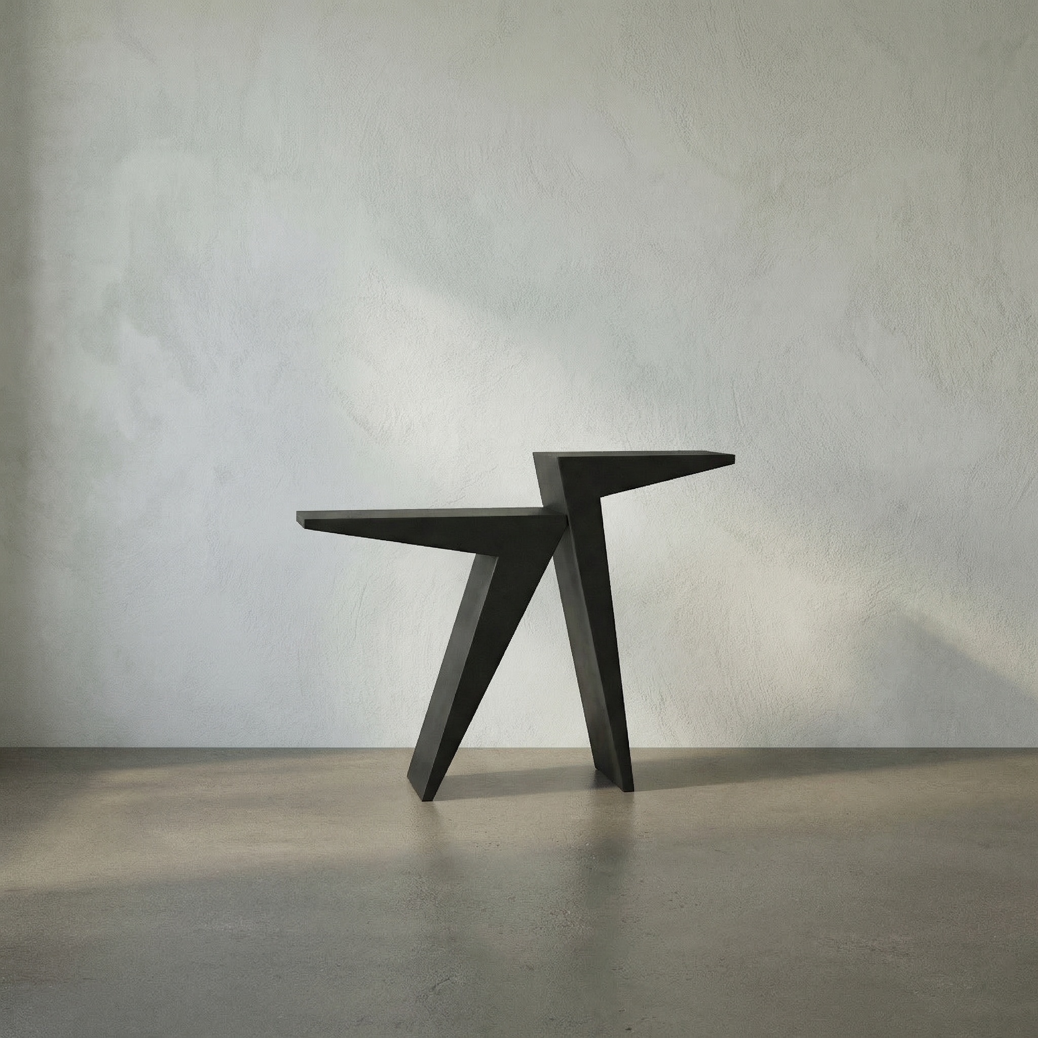Steam 42 X 14 inch Matte Black Console