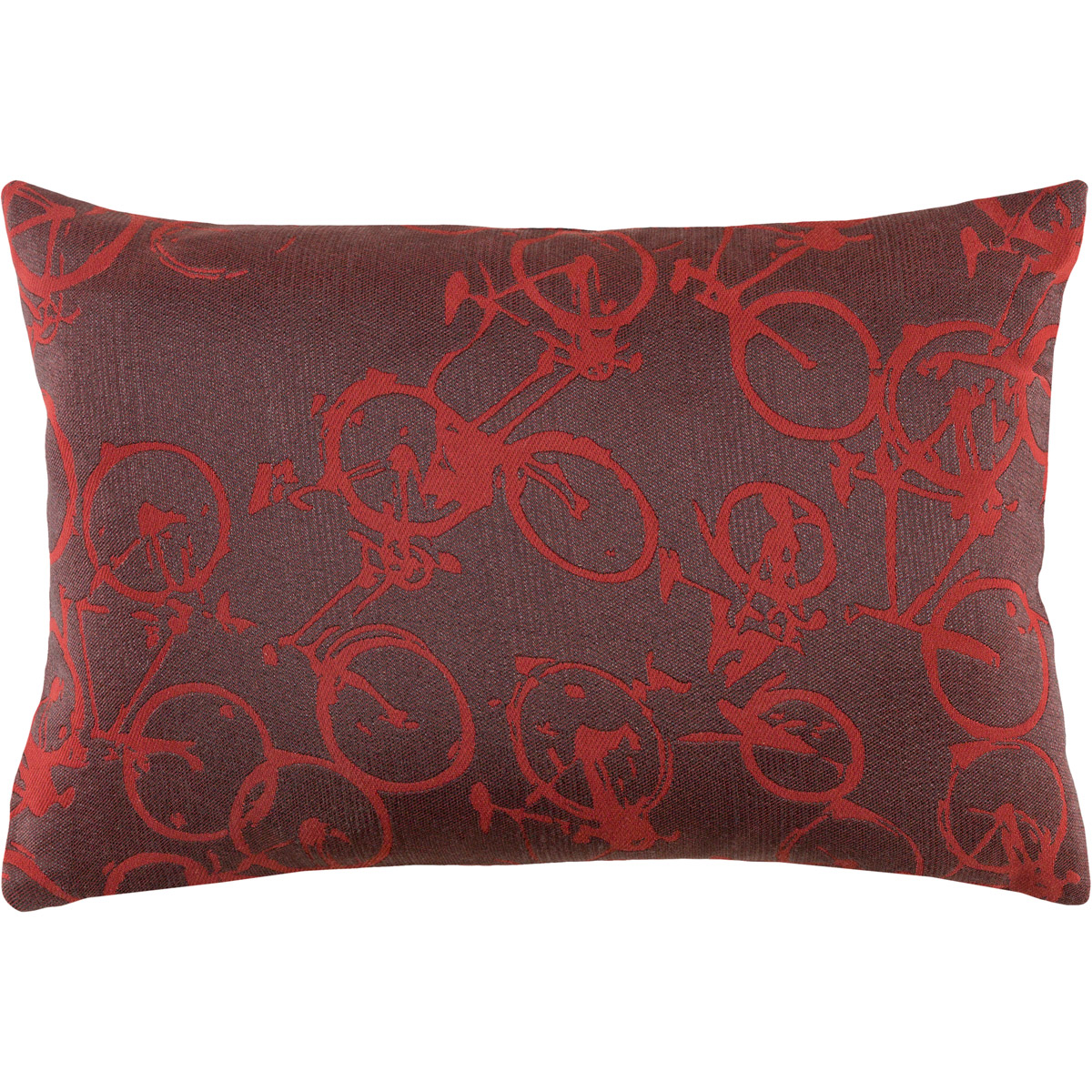 Pedal Power 19 inch Dark Red, Charcoal Pillow Kit
