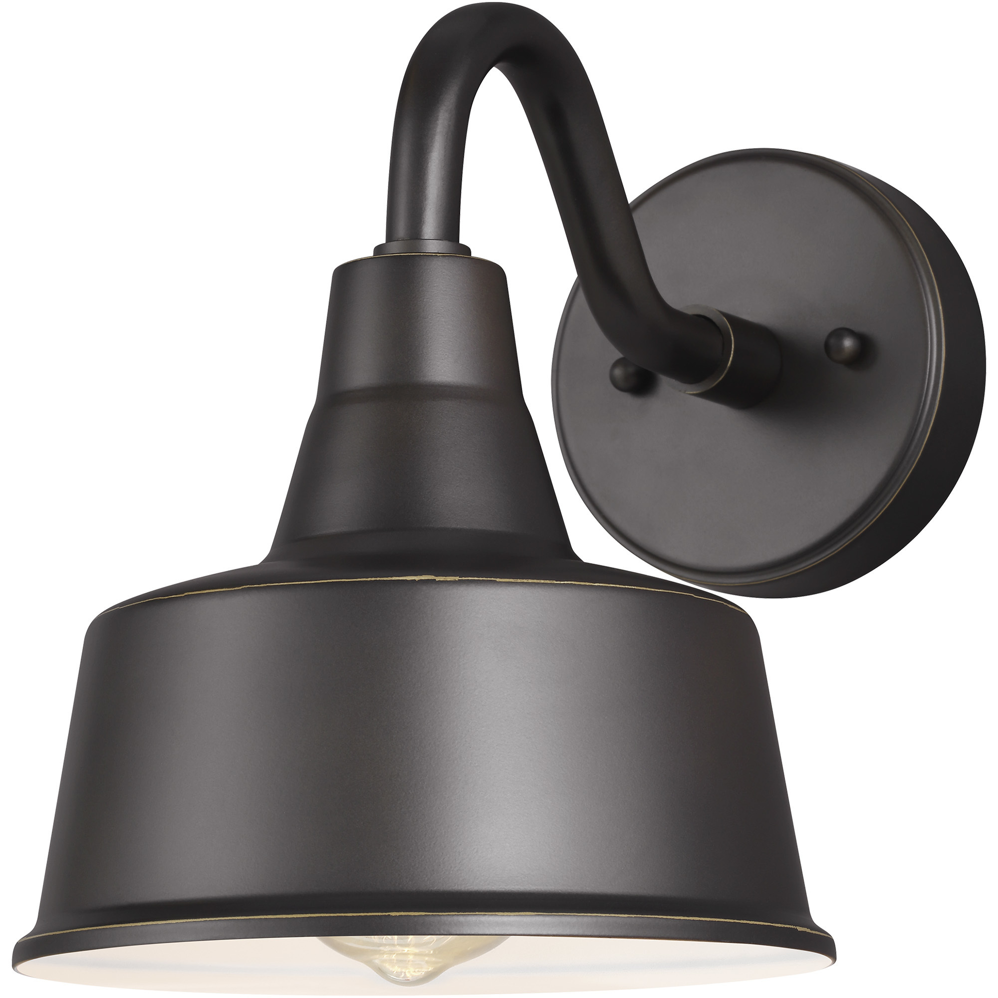 Sean Lavin Barn Light 1 Light 10 inch Antique Bronze Outdoor Wall Lantern, Small