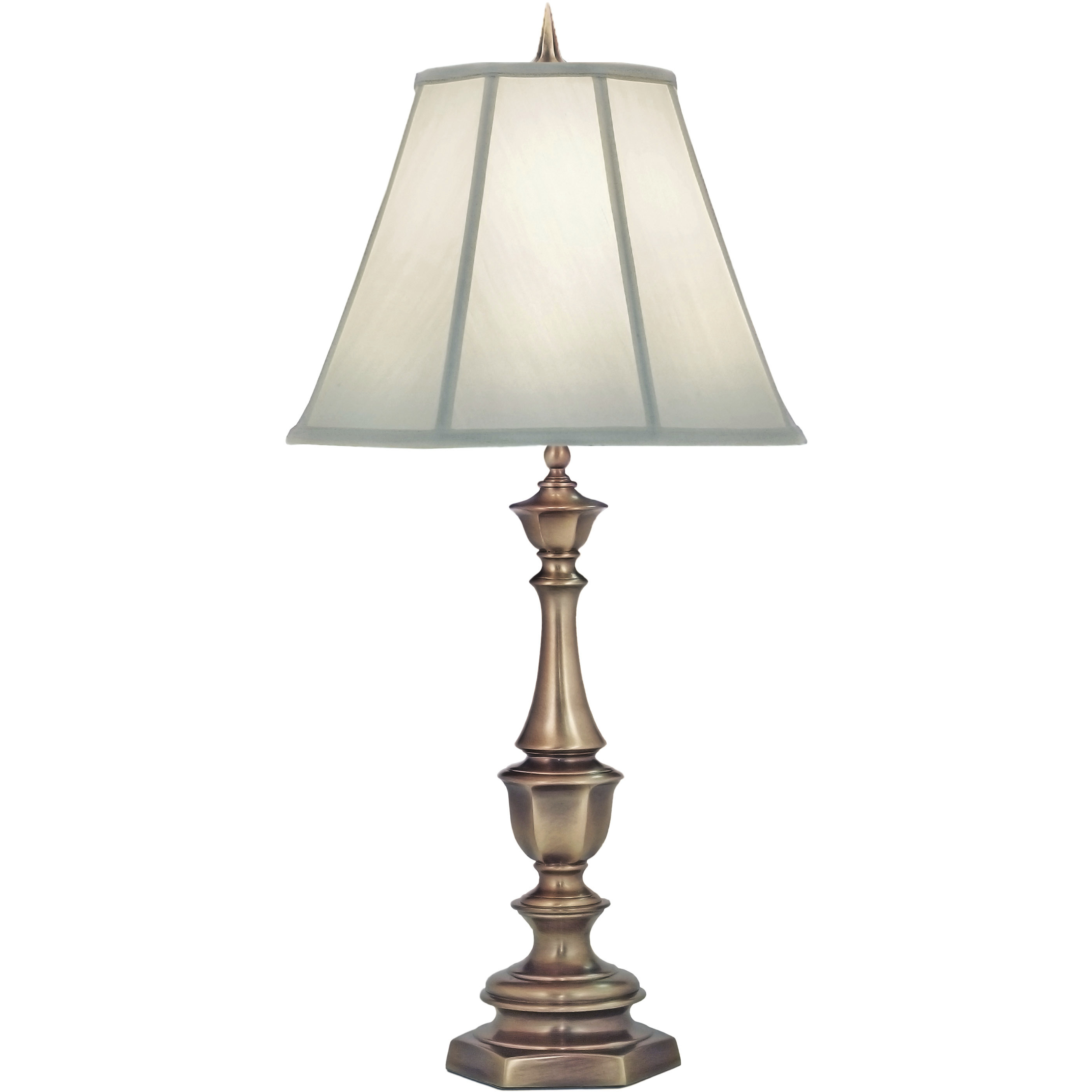 Ellie 33 inch 150 watt Antique Brass Table Lamp Portable Light