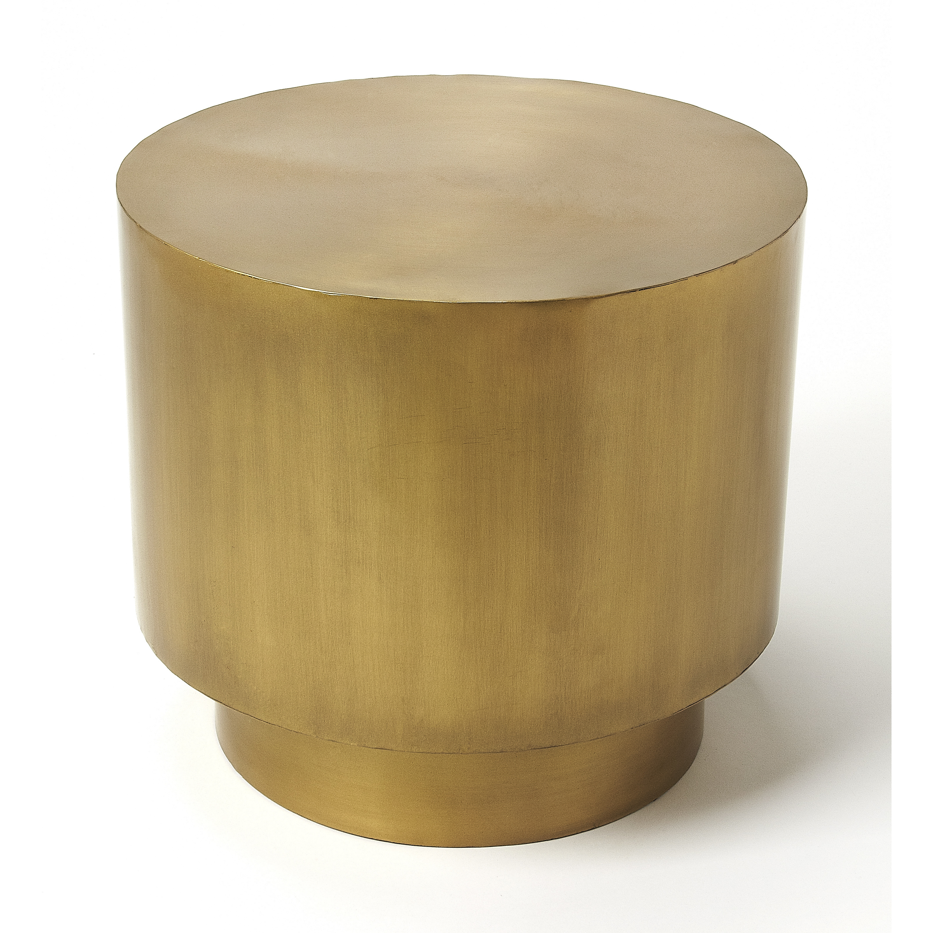 Ervin Gold Metal 18 X 18 inch Metalworks Accent Table