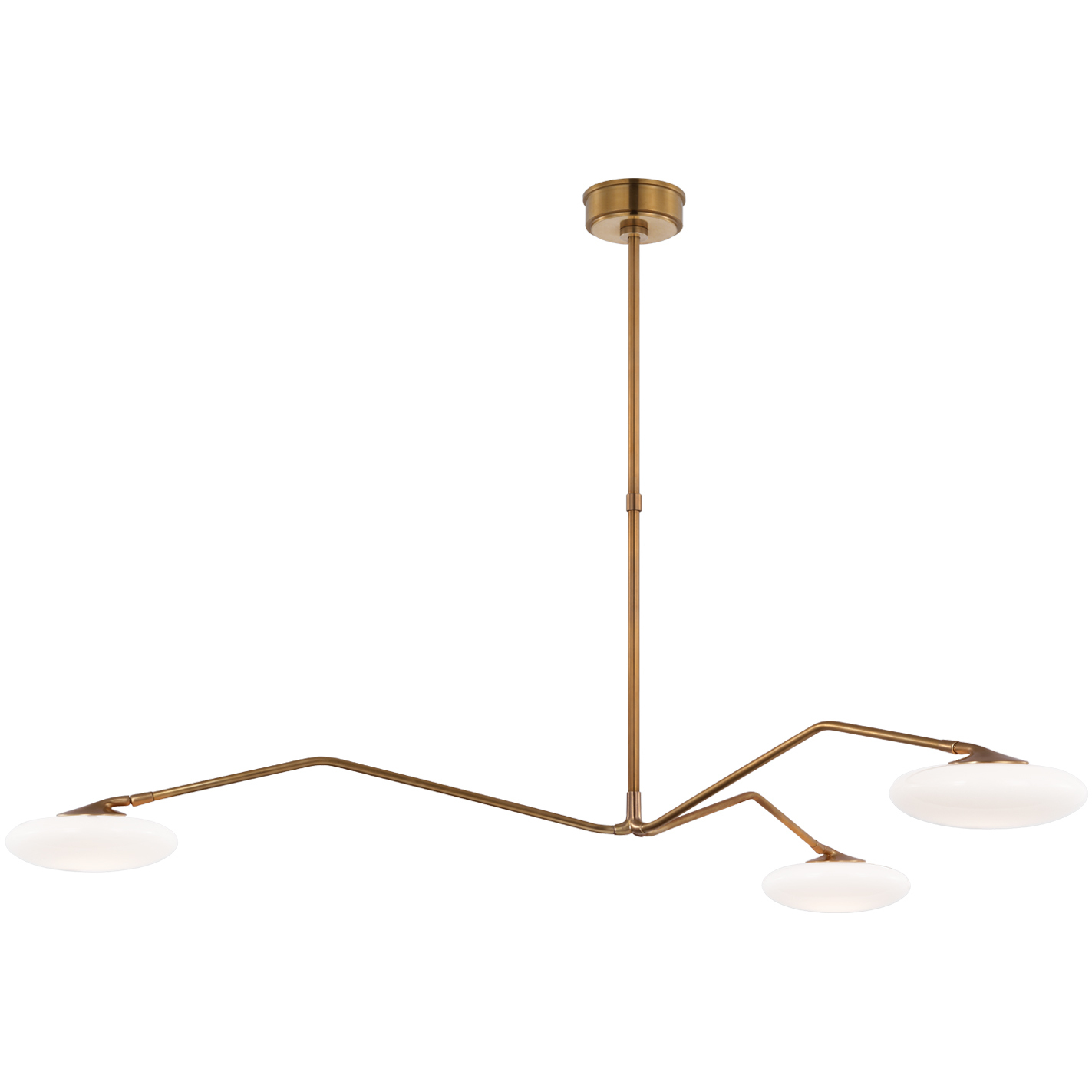 Champalimaud Brindille LED 60 inch Soft Brass Chandelier Ceiling Light, Extra Large