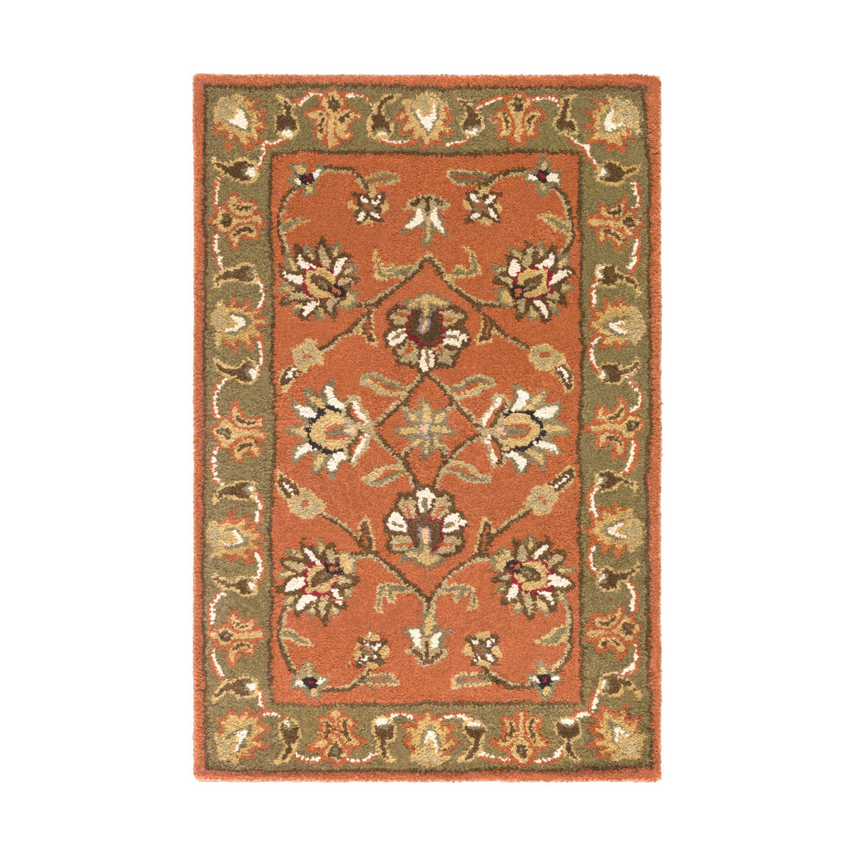 Cedric 36 X 24 inch Camel/Dark Brown/Black Rugs, Wool
